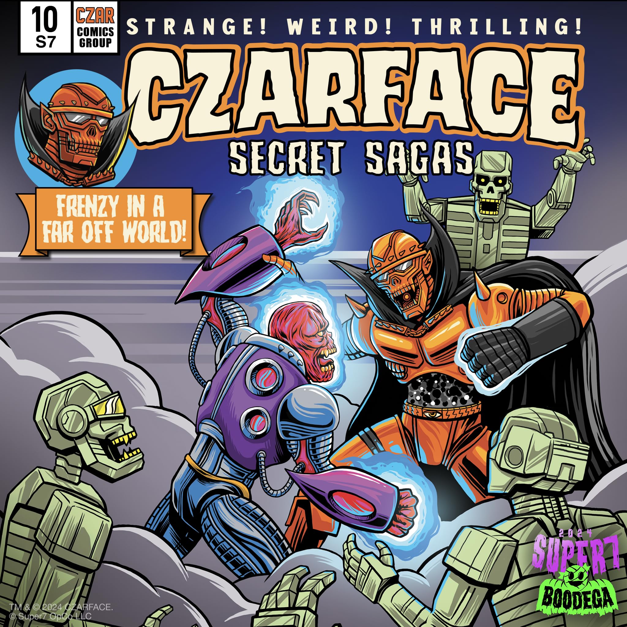 Super7 Czarface Orange & Black - 3.75" Czarface Action Figure Classic Hip Hop Collectibles and Retro Toys - Image 5