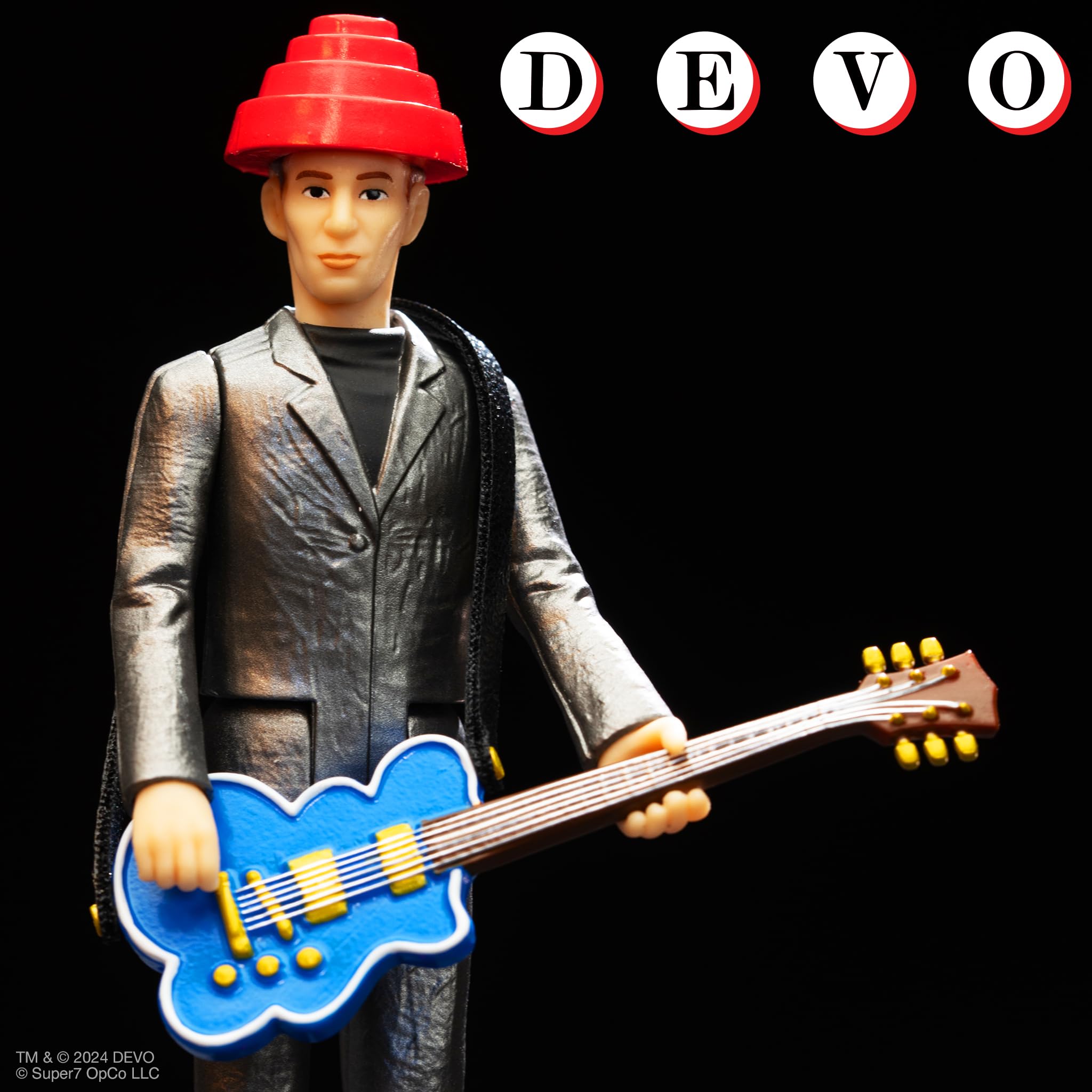 Super7 Devo Bob Mothersbaugh (Girl U Want) - 3.75" Devo Action Figure with Accessory Rock Music Collectibles and Retro Toys - Image 4