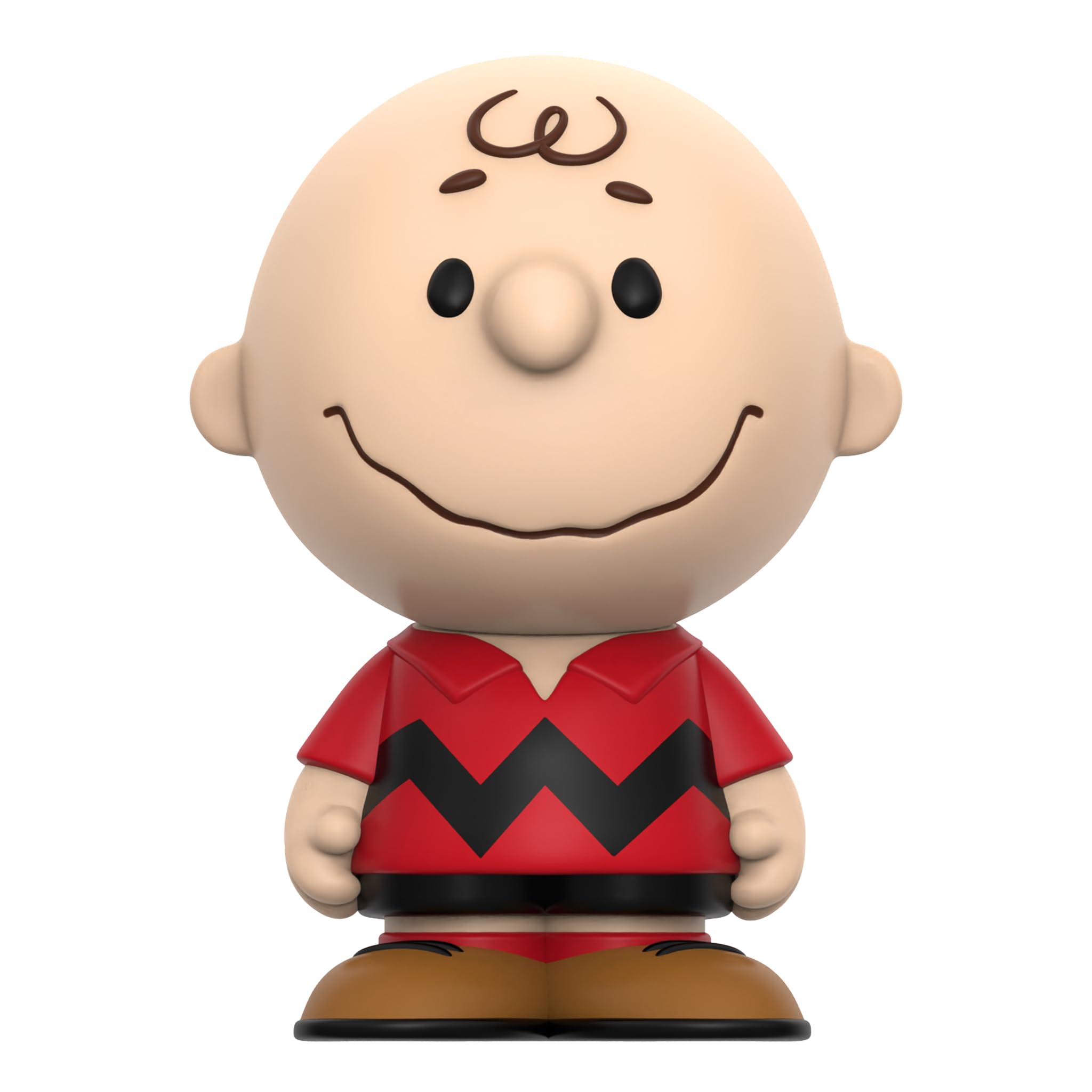 Super7 Fun! Fun! Peanuts Charlie Brown (Red Shirt) Vinyl Figure - 5" Peanuts Action Figure - Classic Cartoon Collectibles and Retro Toys - Image 3