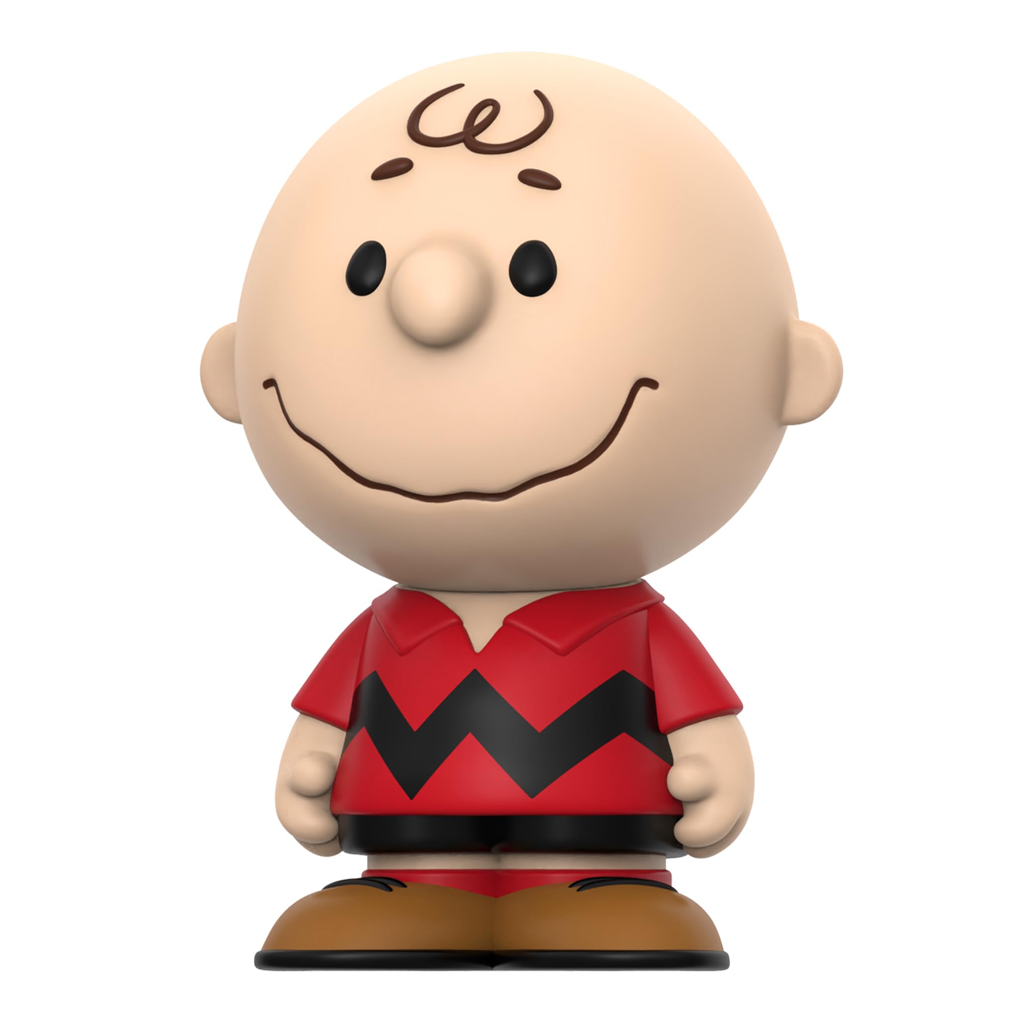 Super7 Fun! Fun! Peanuts Charlie Brown (Red Shirt) Vinyl Figure - 5" Peanuts Action Figure - Classic Cartoon Collectibles and Retro Toys - Image 4