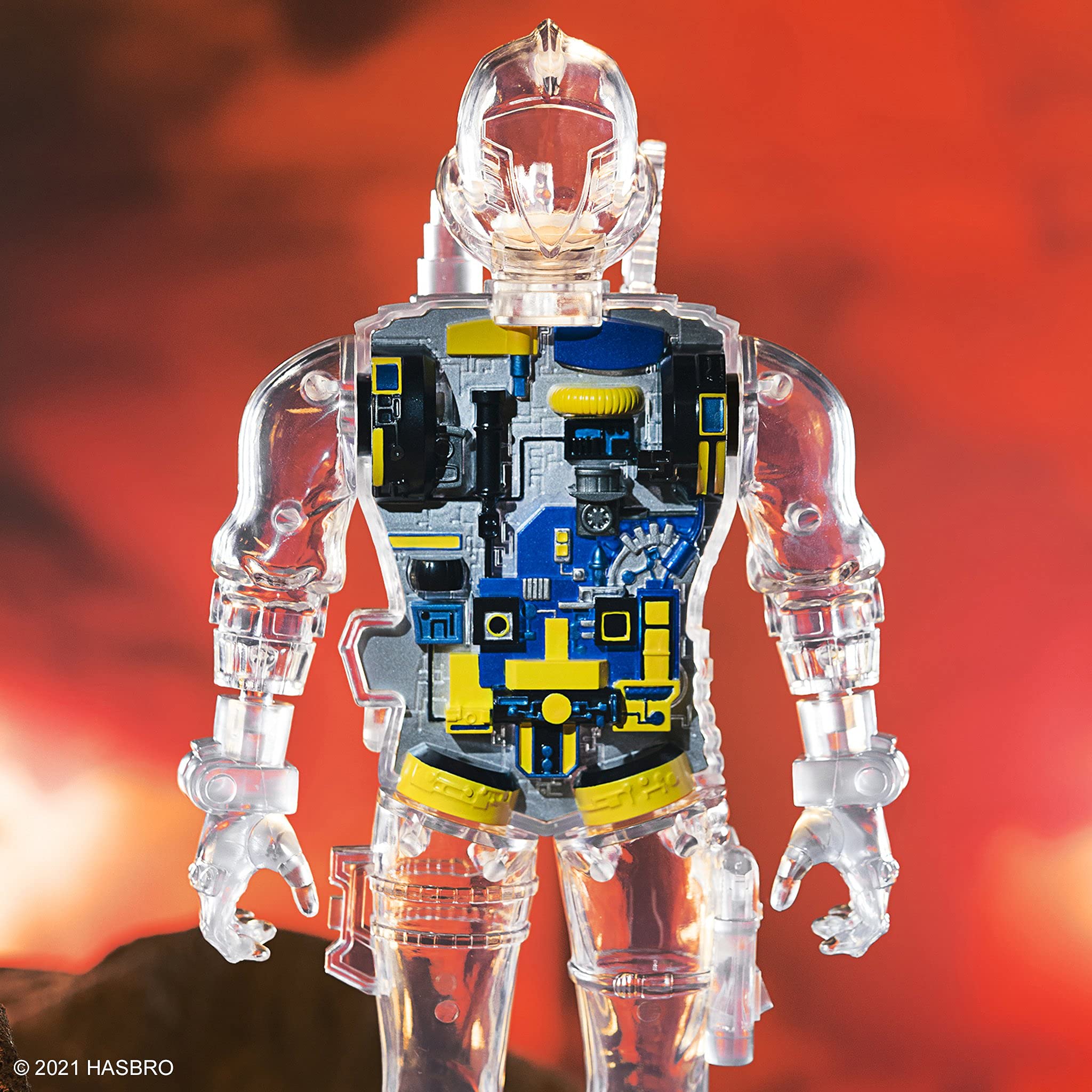Super7 G.I. Joe Super Cyborg Cobra B.A.T. (Clear) Action Figure, Multicolor - Image 4