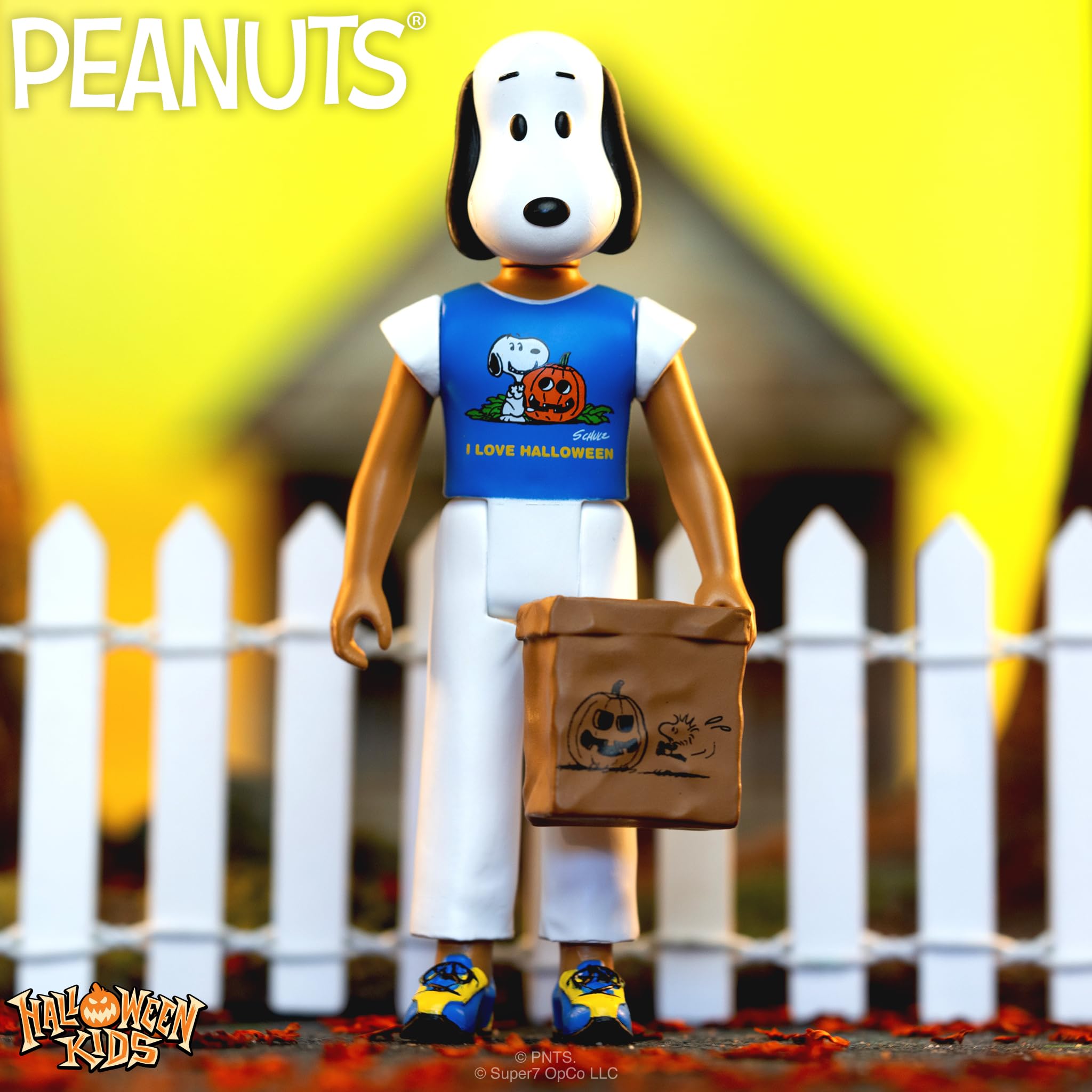 Super7 Halloween Kids Peanuts Snoopy Girl - 3.75" Peanuts Action Figure with Accessory Classic Cartoon Collectibles and Retro Toys - Image 4