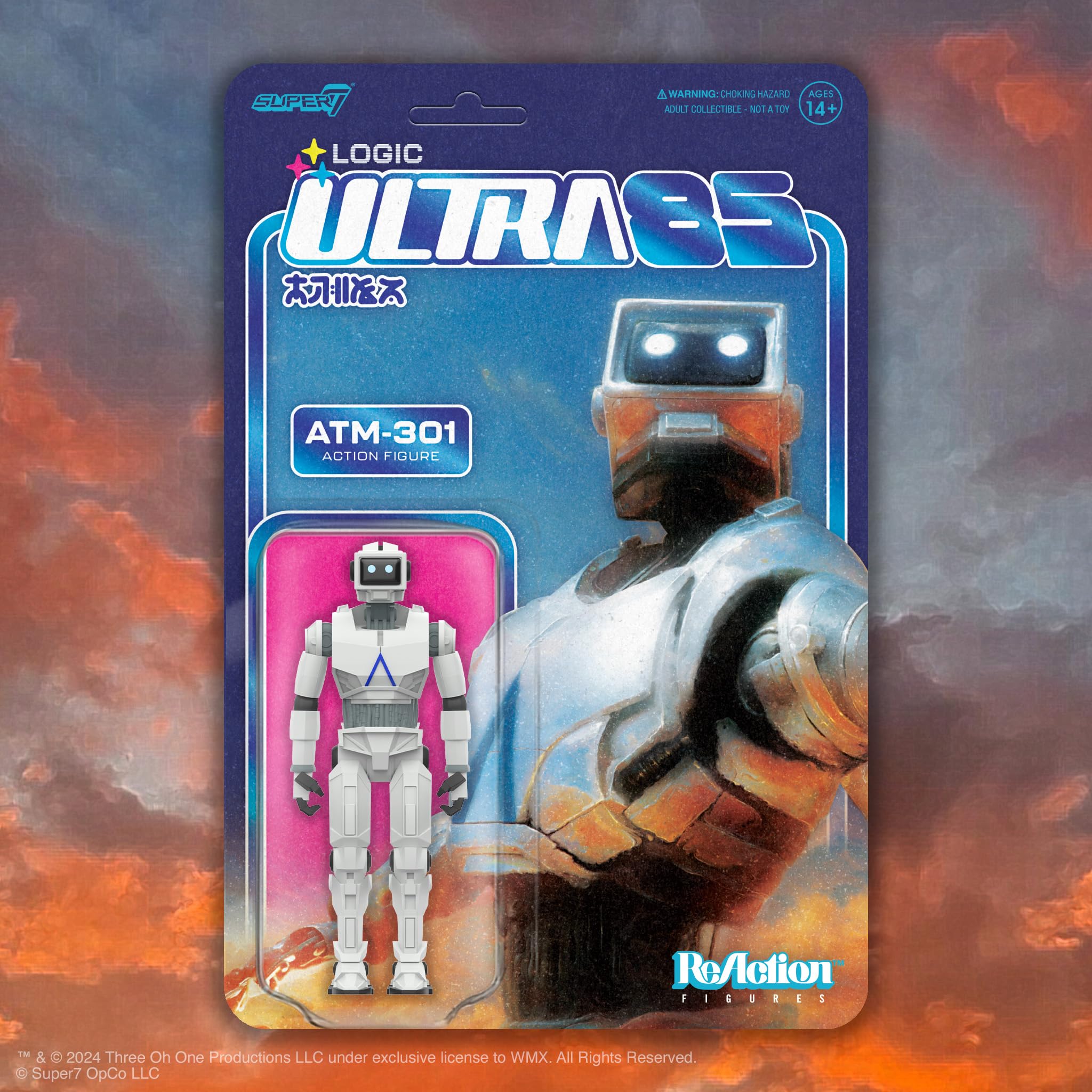 Super7 Logic ATM-301 (Ultra 85) - 3.75" Logic Action Figure Classic Sci-Fi and Hip Hop Collectibles and Retro Toys - Image 7