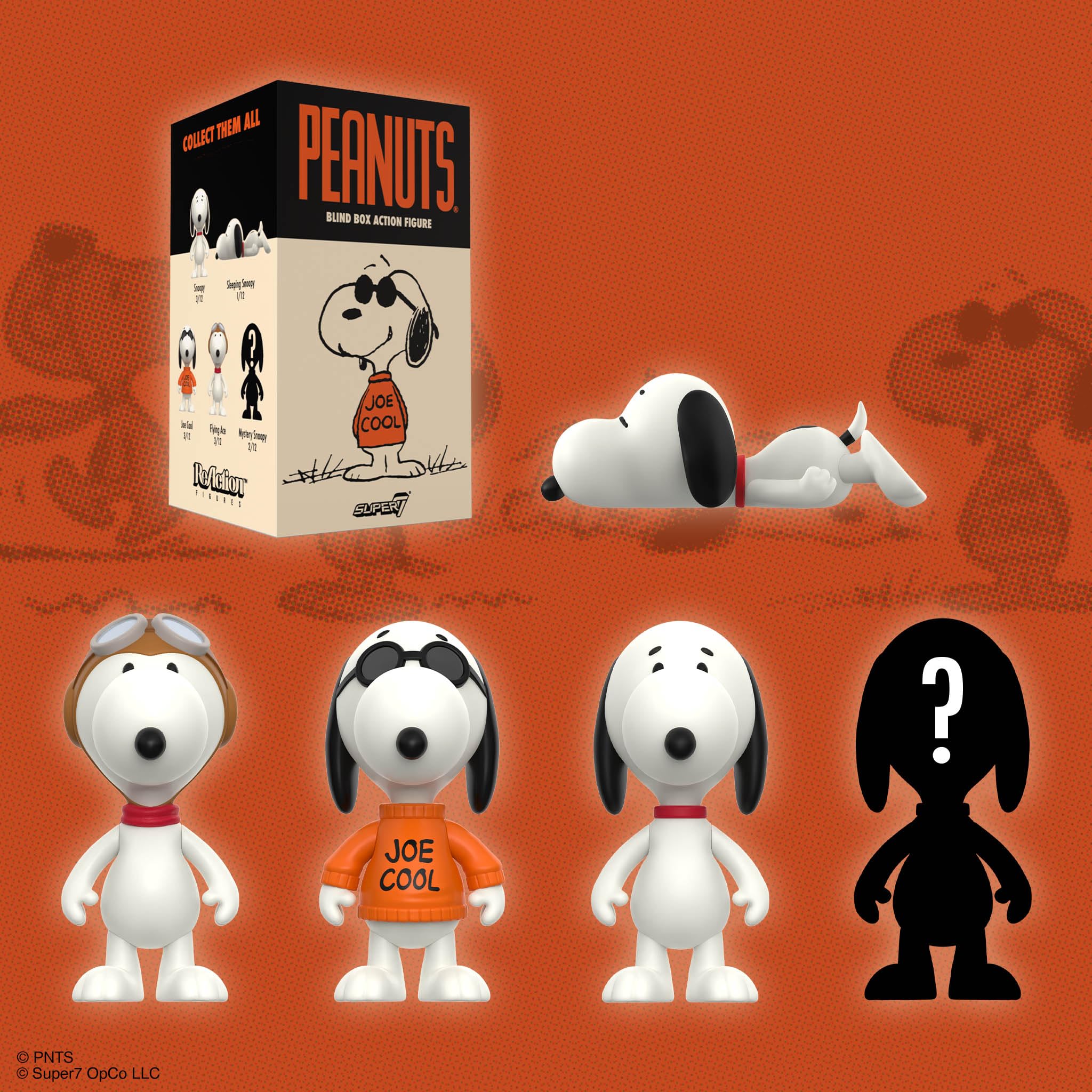 Super7 Peanuts So Many Snoopies Blind Box Flat - 3.75" Peanuts Action Figures - Classic Cartoon Collectibles and Retro Toys - One Blind Box - Image 7
