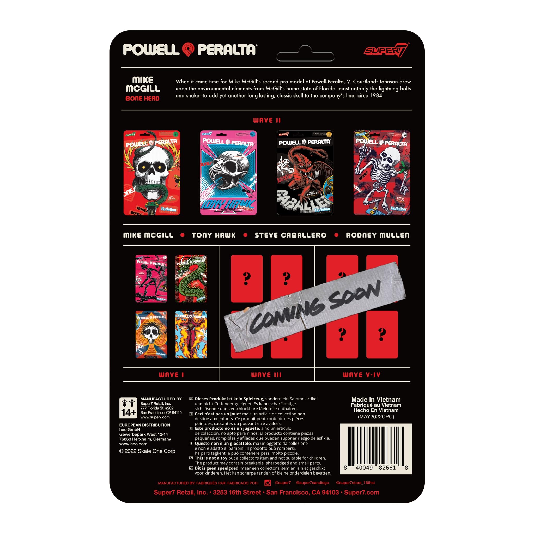 Super7 Powell-Peralta Mike McGill - 3.75" Powell-Peralta Action Figure Classic Skateboard Collectibles and Retro Toys - Image 3