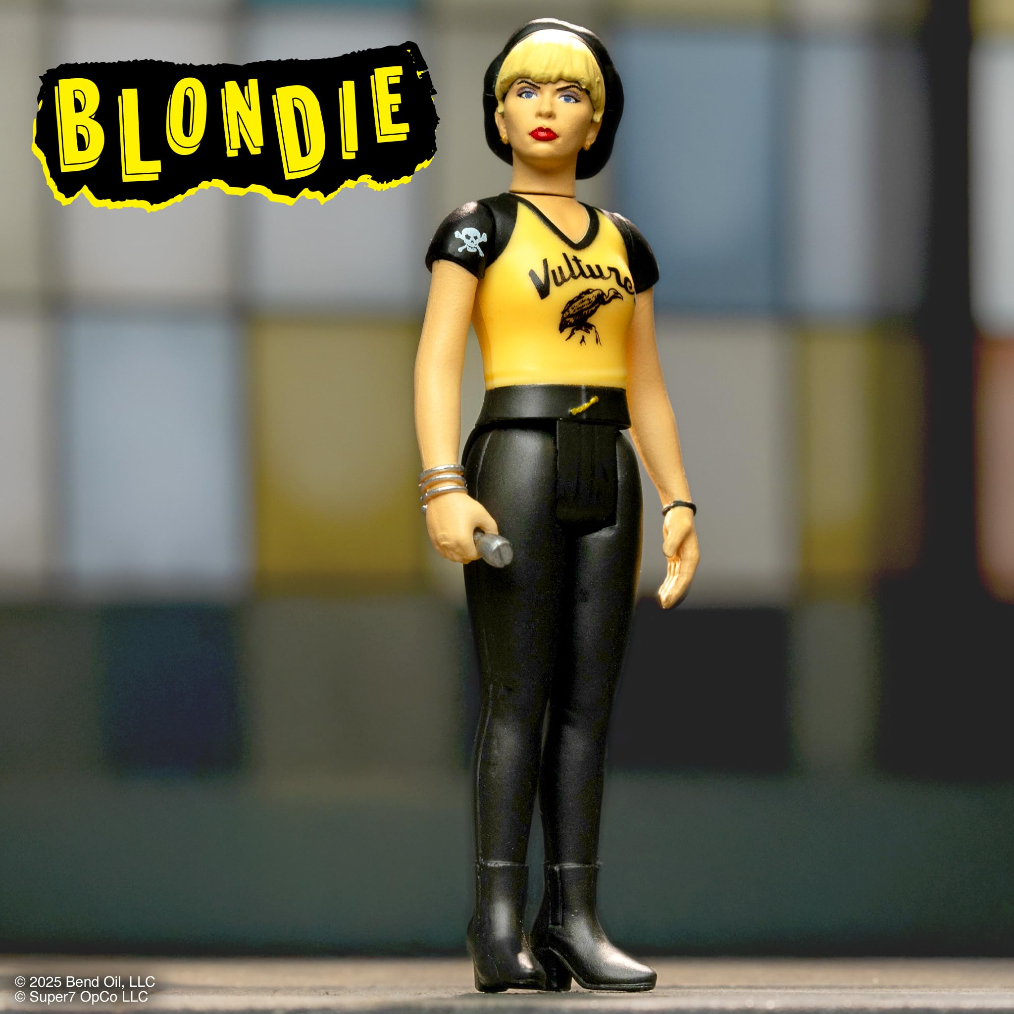 Super7 Reaction Figure Blondie Debbie Harry (Vultures) - 3.75" Blondie Action Figure with Accessory - Classic Music Collectibles and Retro Toys - Image 5