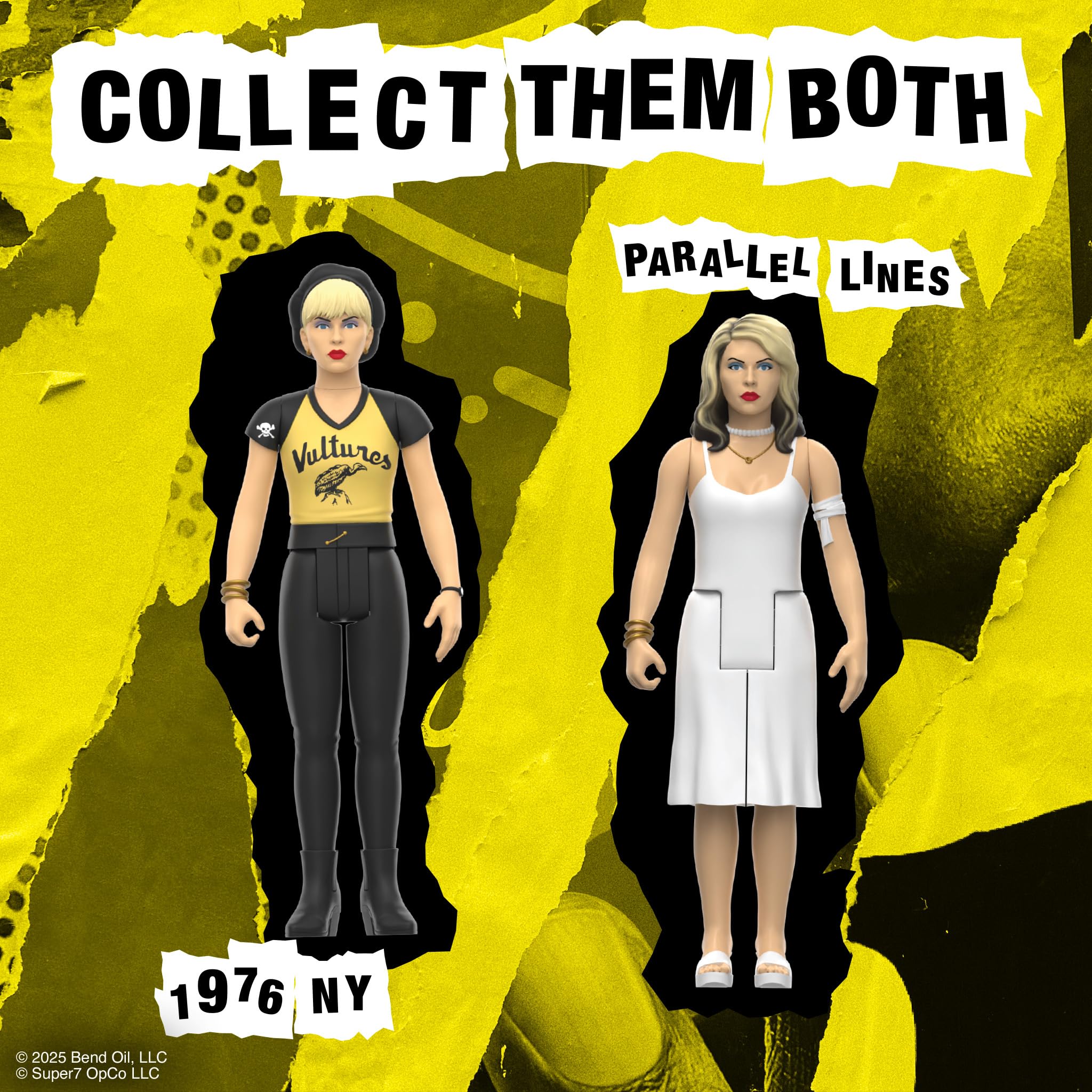 Super7 Reaction Figure Blondie Debbie Harry (Vultures) - 3.75" Blondie Action Figure with Accessory - Classic Music Collectibles and Retro Toys - Image 6