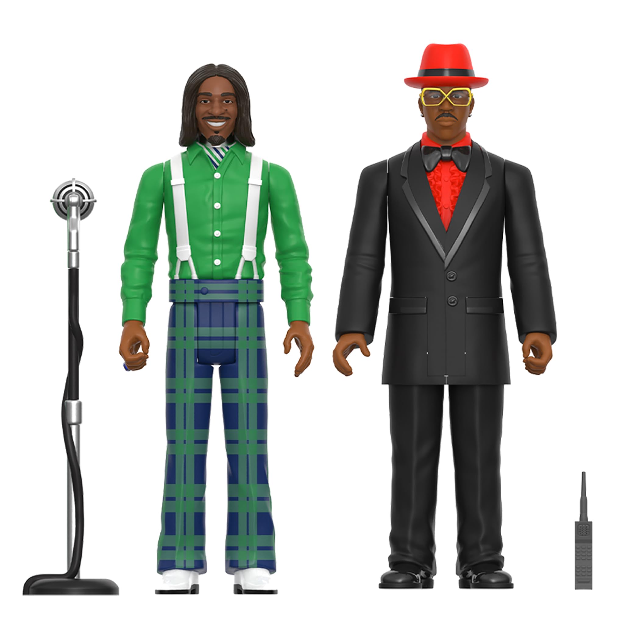 Super7 Reaction Figure Outkast Big Boi and André 3000 (Hey Ya!) - (2 Pack) 3.75" Outkast Action Figure with Accessories - Hip Hop Collectibles and Retro Toys - Image 3