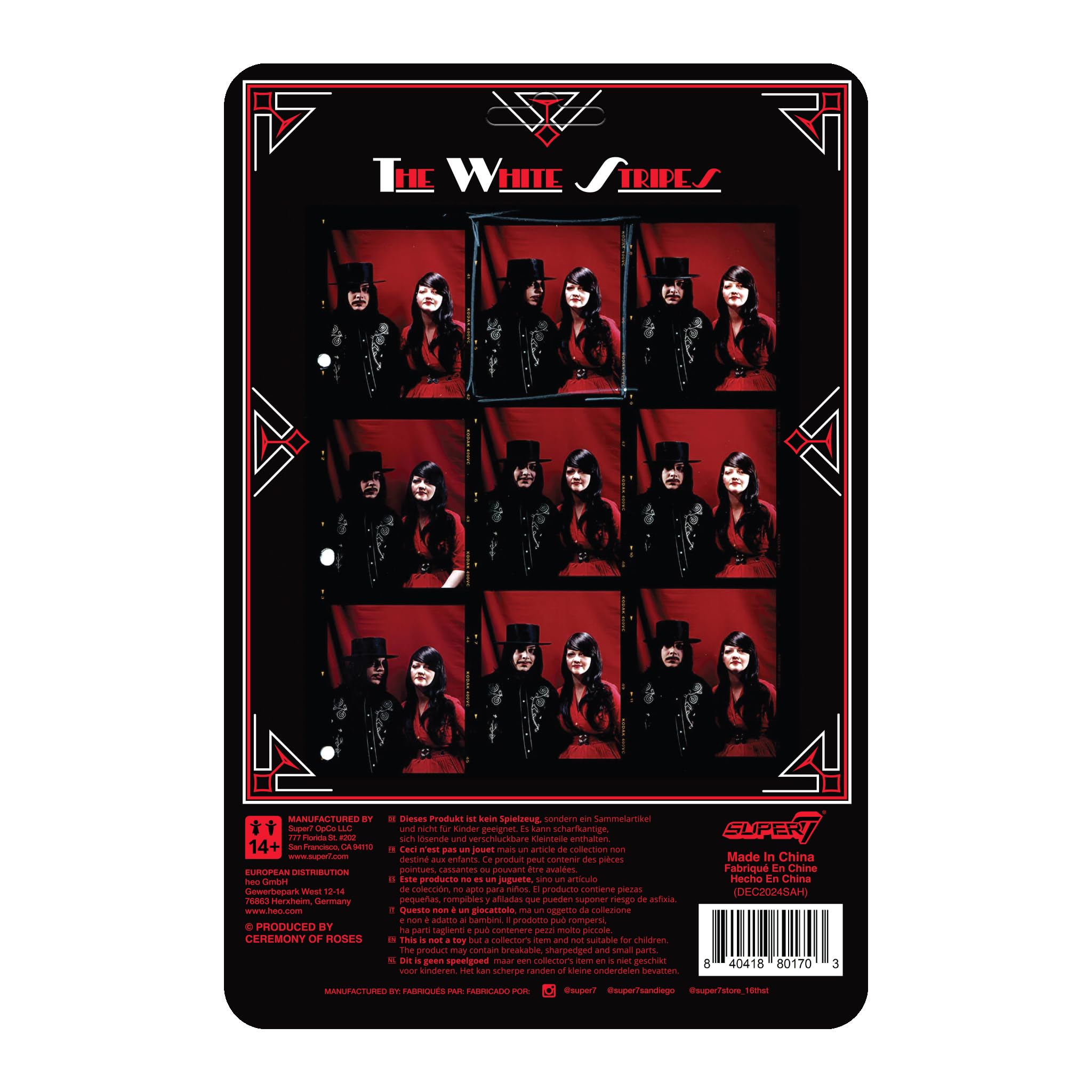 Super7 Reaction Figure The White Stripes Get Behind Me Satan - (2 Pack) 3.75" The White Stripes Action Figure with Accessories - Indie Rock Collectibles and Retro Toys - Image 4