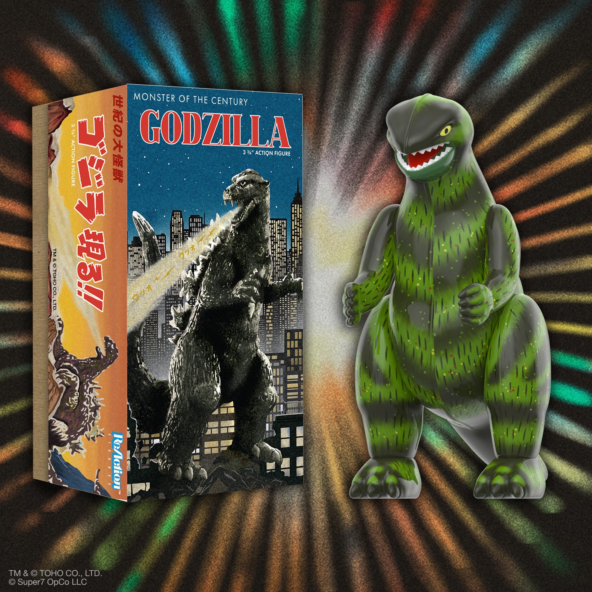 Super7 Reaction Figure Toho Godzilla (Marusan Tin) - 3.75" Toho Godzilla Action Figure - Classic Movie Collectibles and Retro Toys - Image 5