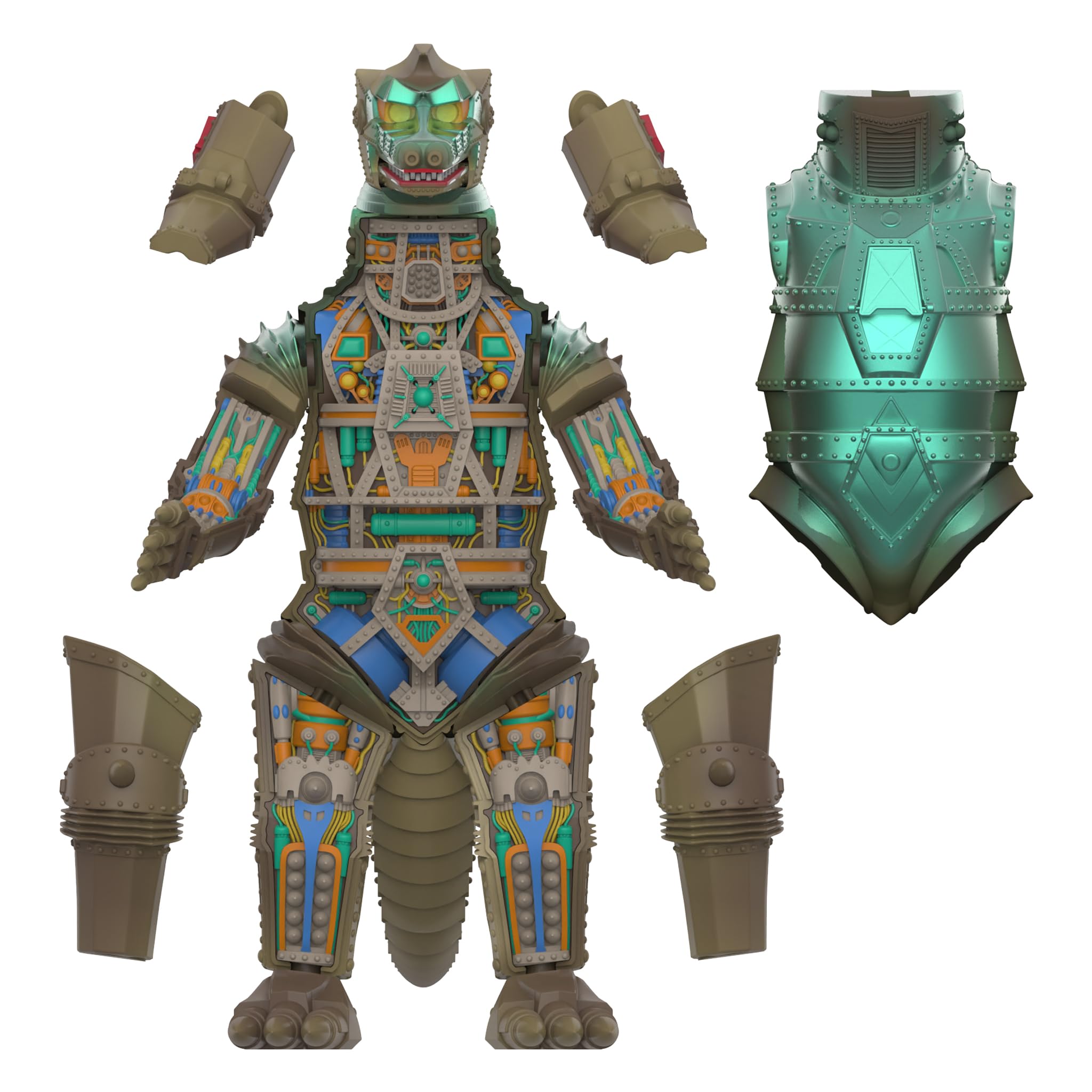 Super7 Super Cyborg Toho Mechagodzilla - 11" Toho Godzilla Action Figure Classic Monster Movie Collectibles and Retro Toys - Image 3