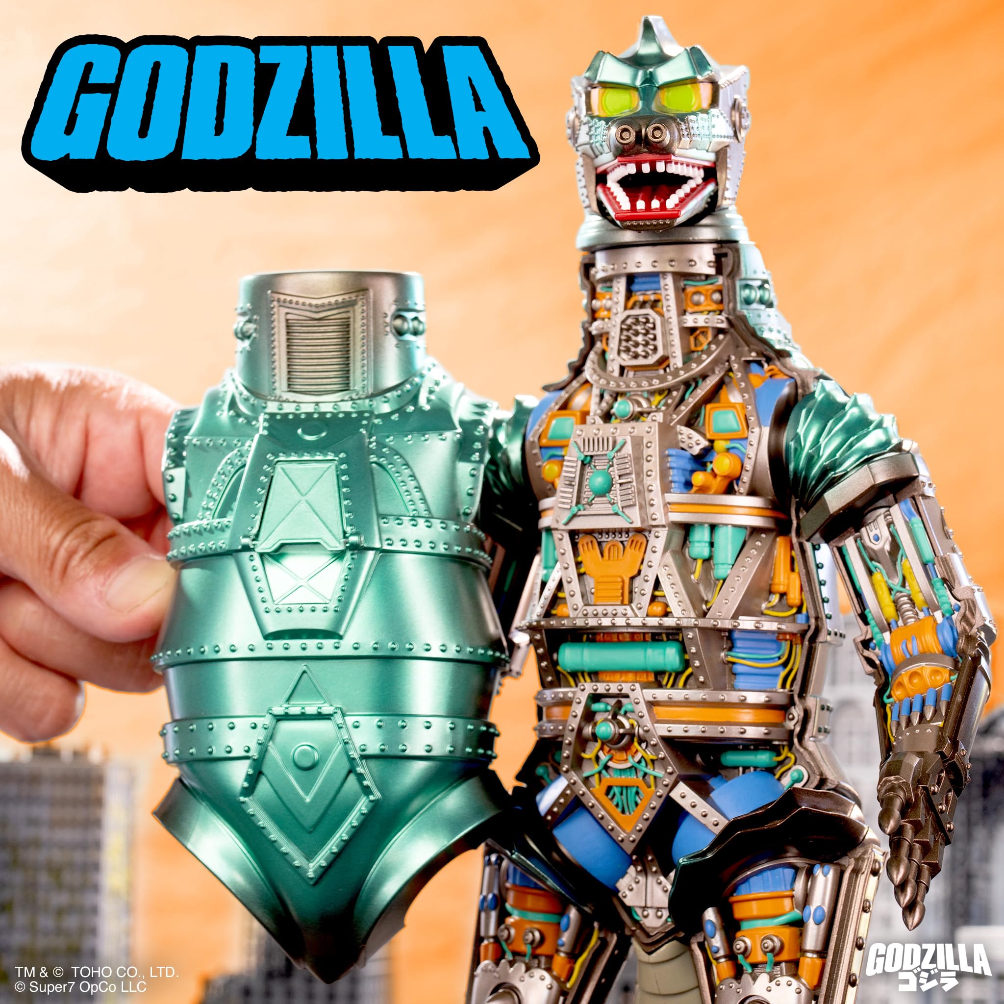 Super7 Super Cyborg Toho Mechagodzilla - 11" Toho Godzilla Action Figure Classic Monster Movie Collectibles and Retro Toys - Image 4