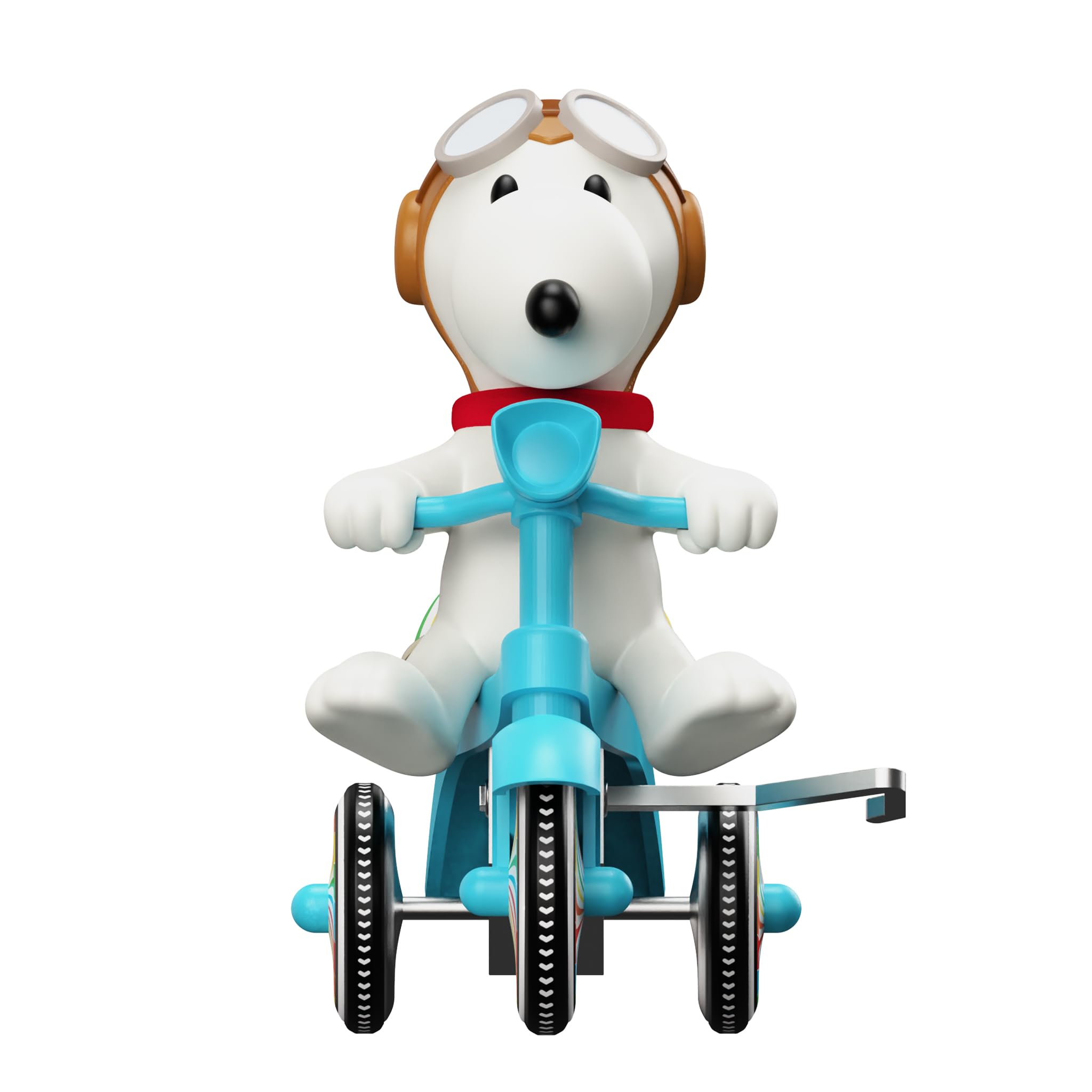 Super7 Super Cycles Peanuts Snoopy Flying Ace with Blue Trike - 5" Peanuts Action Figure - Classic Cartoon Collectibles and Retro Toys - Image 3