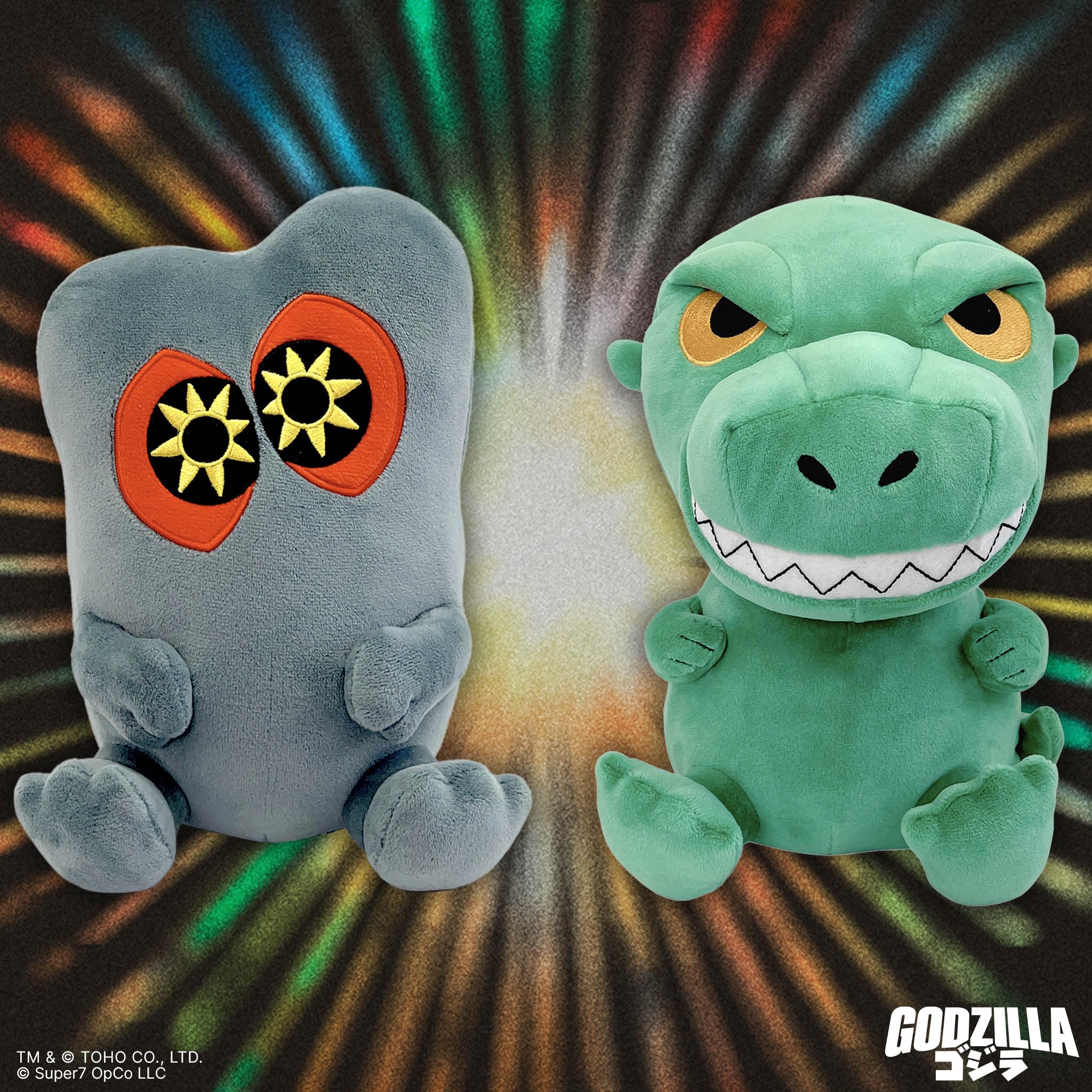 Super7 Super Duper Plush Toho Godzilla '89 (Forest Green) - 8" Toho Godzilla Plush Toy - Classic Movie Collectibles and Retro Toys - Image 6