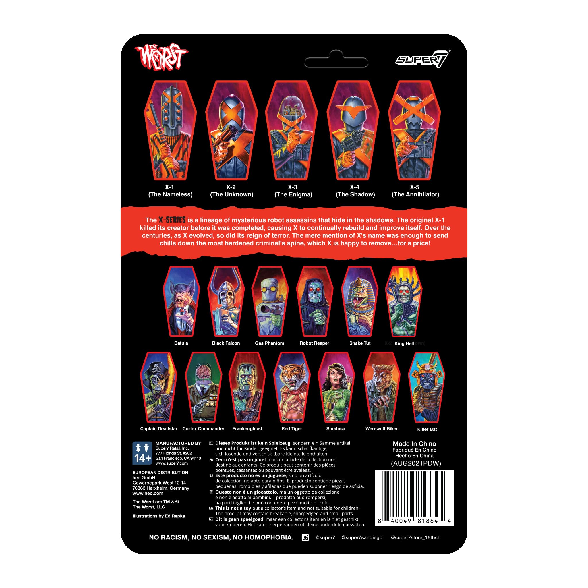 Super7 The Worst X-5 (The Annihilator) - 3.75" The Worst Action Figure with Accessory Collectibles and Retro Toys - Image 3