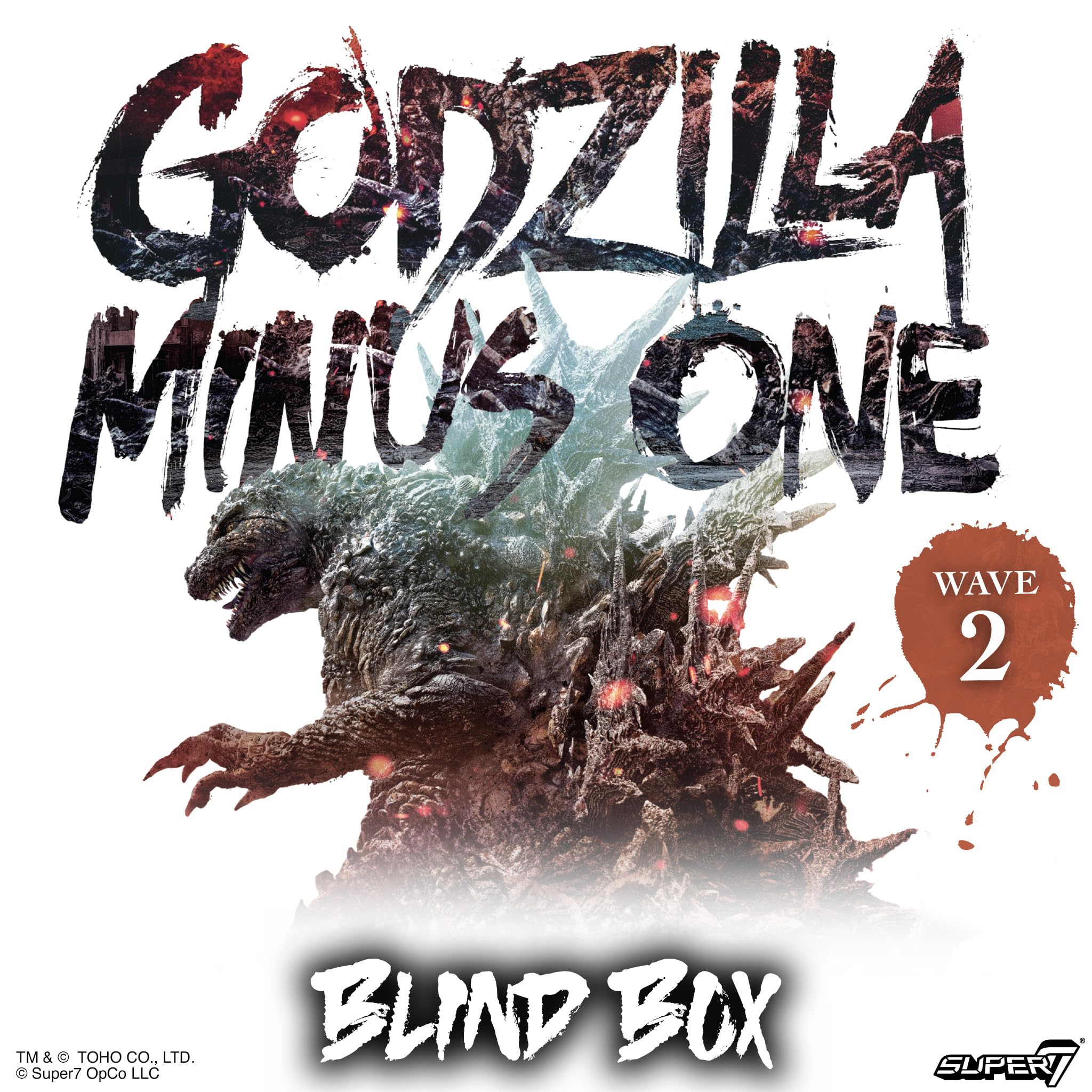Super7 Toho Godzillla Minus One Blind Box Flat - 3.75" Toho Godzilla Action Figures - Classic Movie Monster Collectibles and Retro Toys - One Blind Box - Image 9