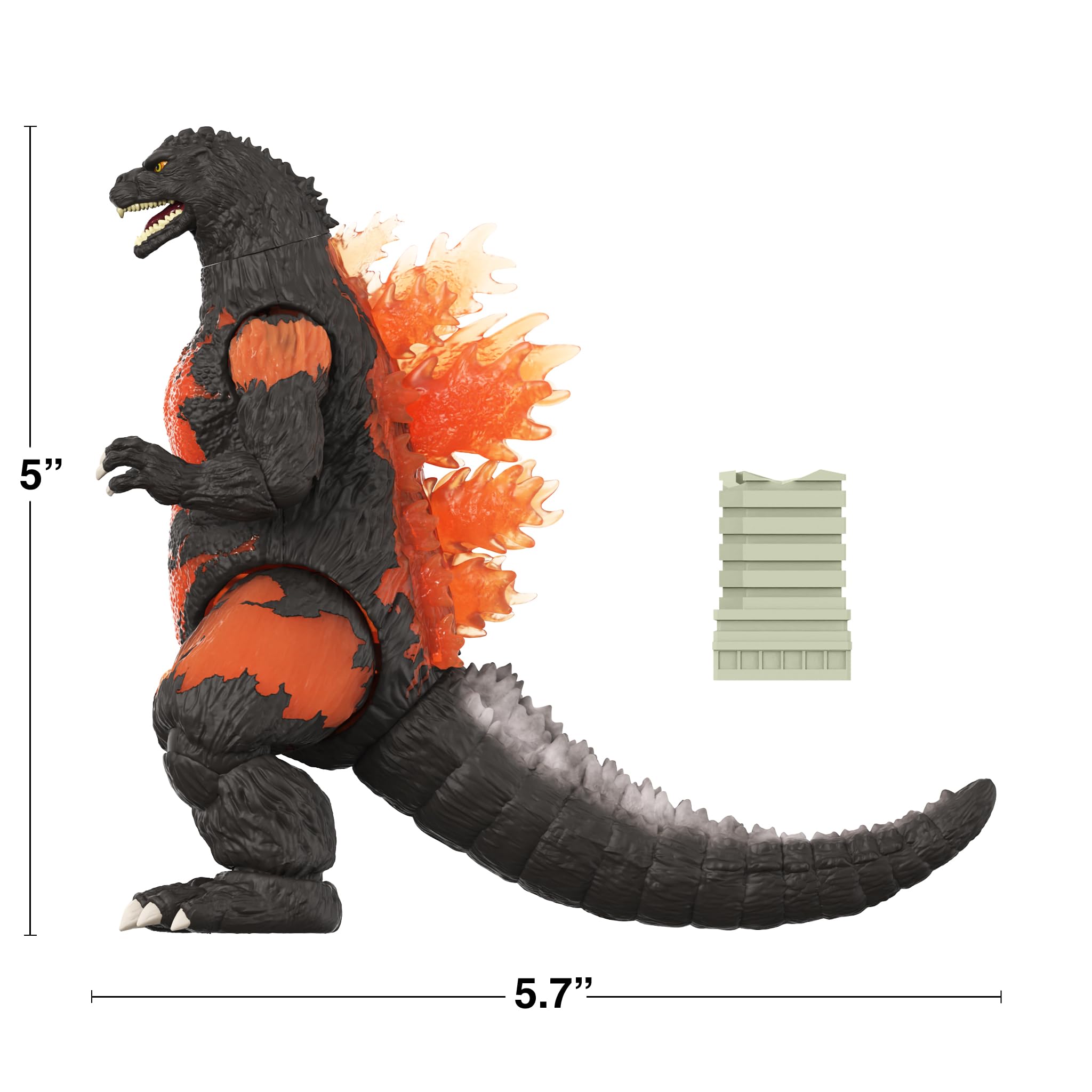 Super7 Toho Super Kaiju Wave 02 - Burning Godzilla (1995) Action Figure - Image 4