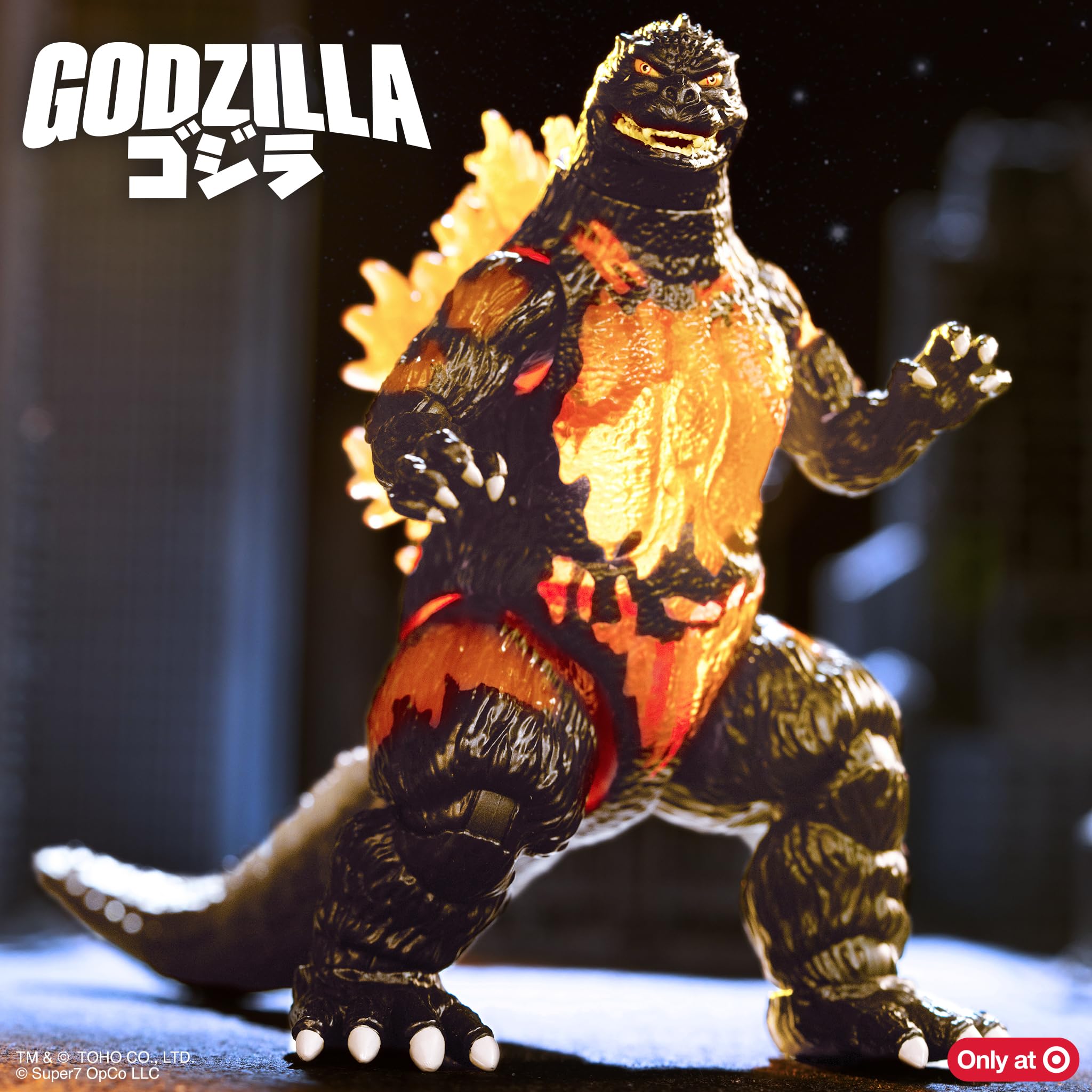 Super7 Toho Super Kaiju Wave 02 - Burning Godzilla (1995) Action Figure - Image 5
