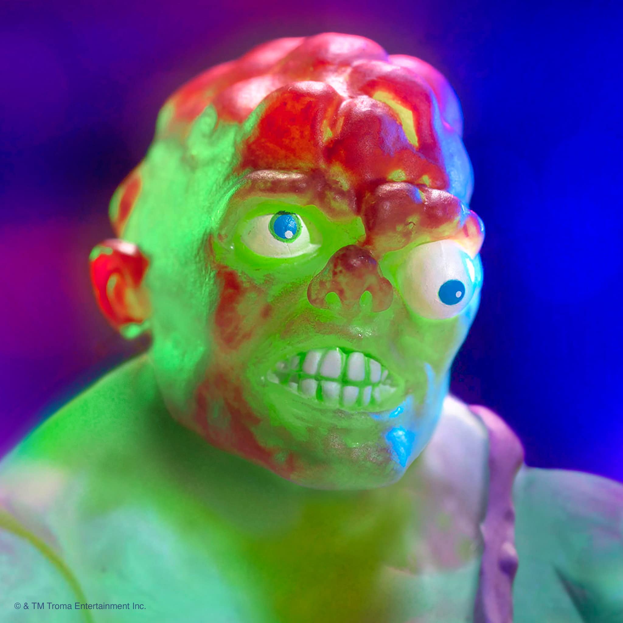 Super7 Toxic Crusader Ultimates: Radioactive Red Rage Toxie Action Figure,Multicolor - Image 6