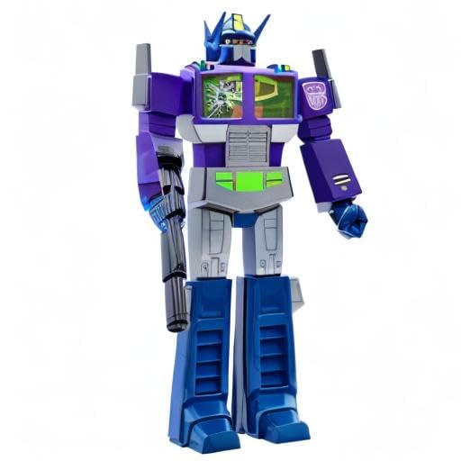 Super7 Transformers Optimus Prime﻿ (Shattered Glass Purple) 11 in Super Cyborg Action Figure - Image 10
