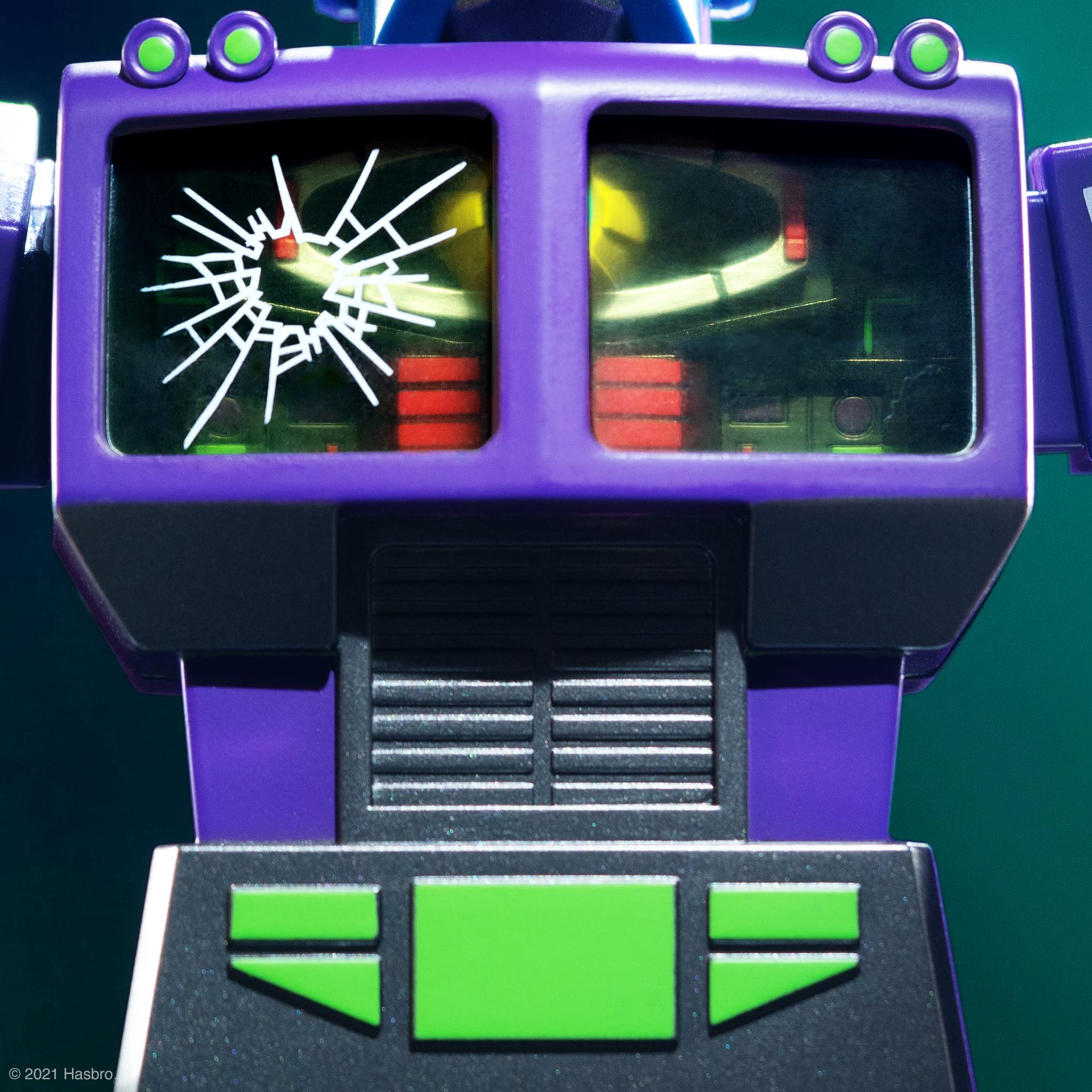 Super7 Transformers Optimus Prime﻿ (Shattered Glass Purple) 11 in Super Cyborg Action Figure - Image 6