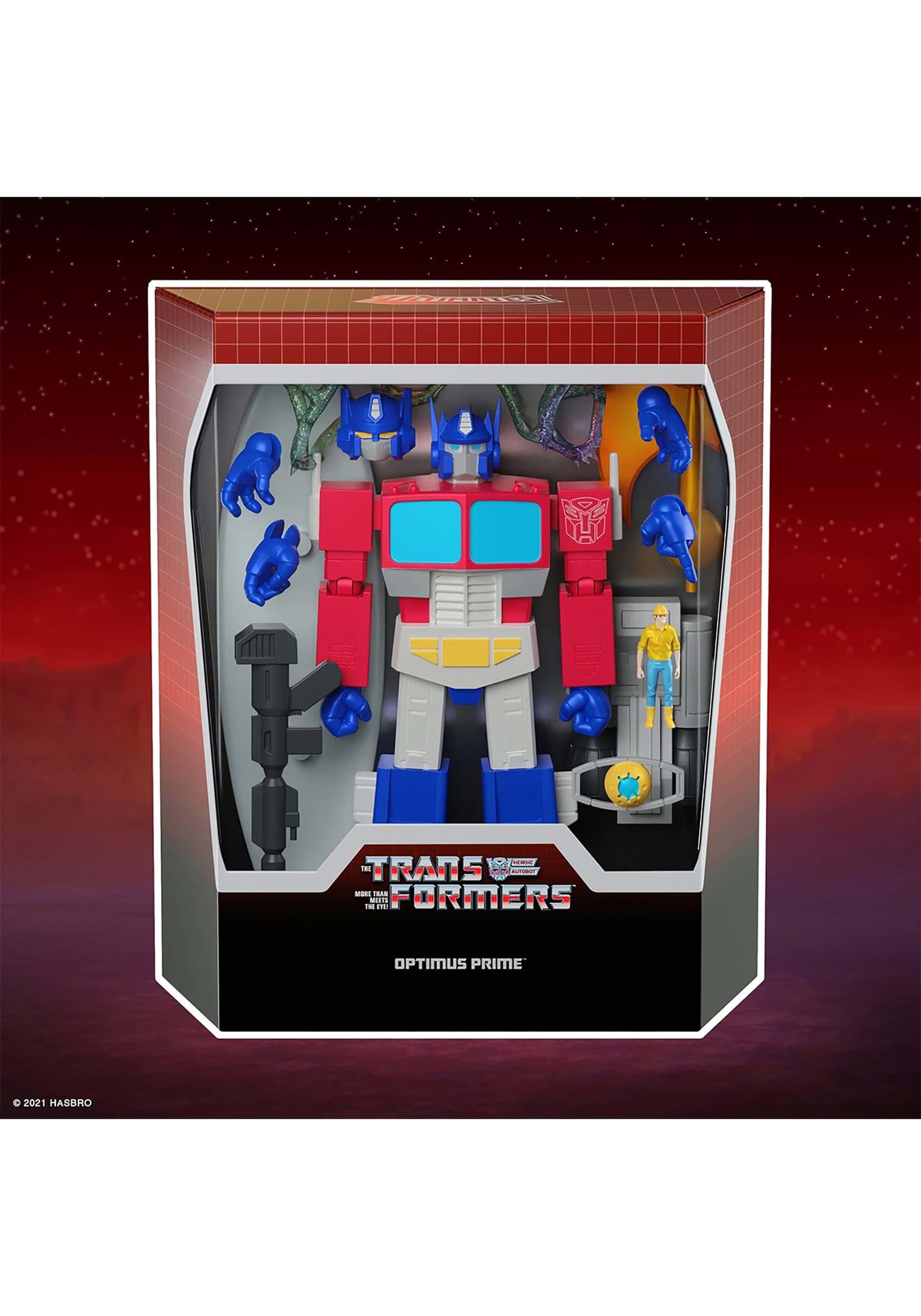 Super7 Transformers Ultimates Optimus Prime 7-Inch Action Figure - Image 7