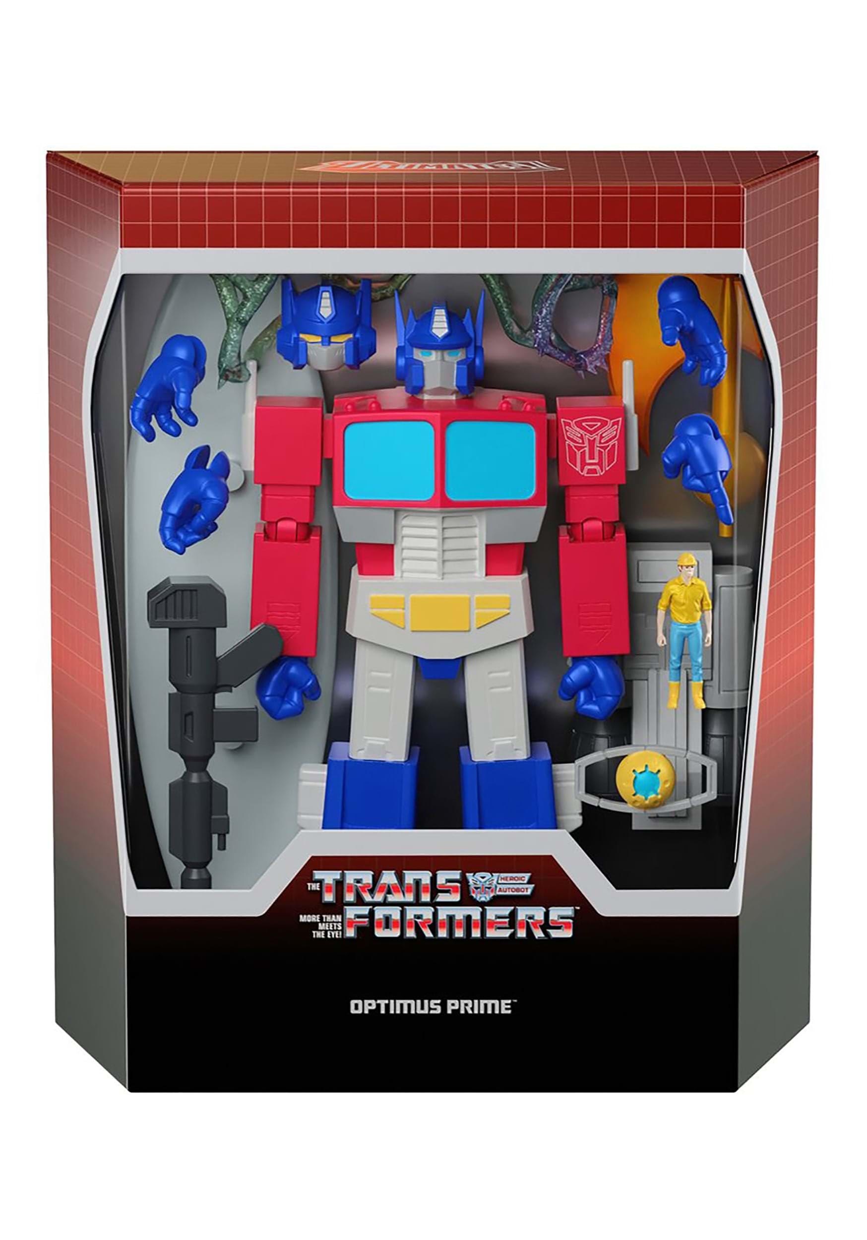 Super7 Transformers Ultimates Optimus Prime 7-Inch Action Figure - Image 9