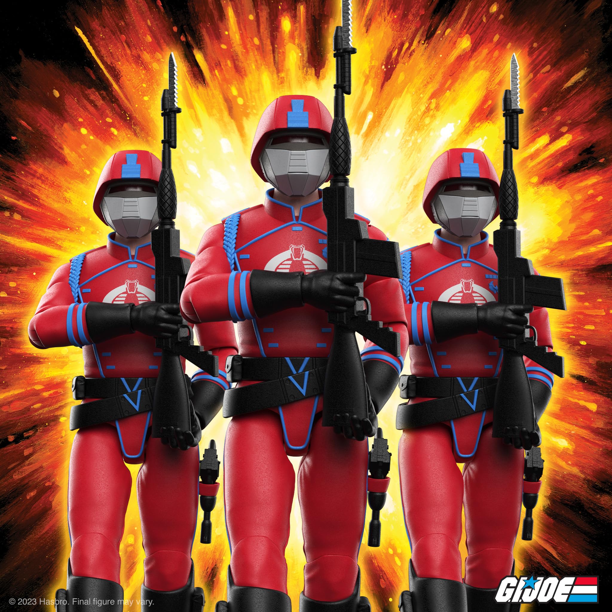 Super7 Ultimates! G.I. Joe Cobra Crimson Guard - 7" G.I. Joe Action Figure with Accessories - Classic Cartoon Collectibles and Retro Toys - Image 4