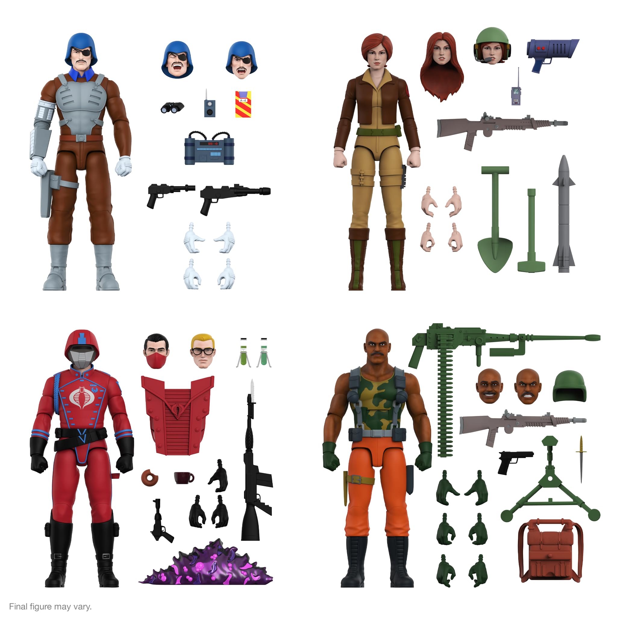 Super7 Ultimates! G.I. Joe Cobra Crimson Guard - 7" G.I. Joe Action Figure with Accessories - Classic Cartoon Collectibles and Retro Toys - Image 5