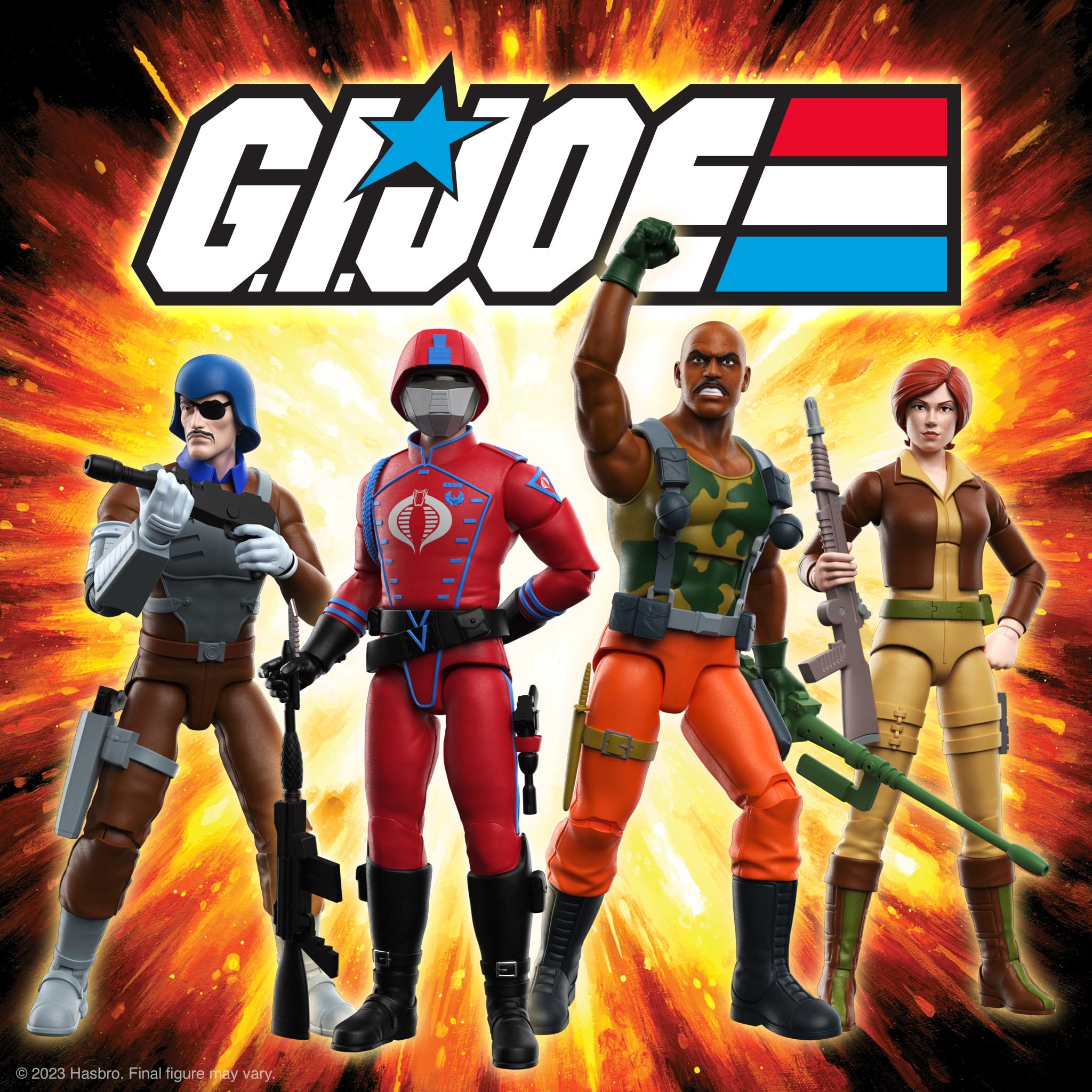 Super7 Ultimates! G.I. Joe Cobra Crimson Guard - 7" G.I. Joe Action Figure with Accessories - Classic Cartoon Collectibles and Retro Toys - Image 6