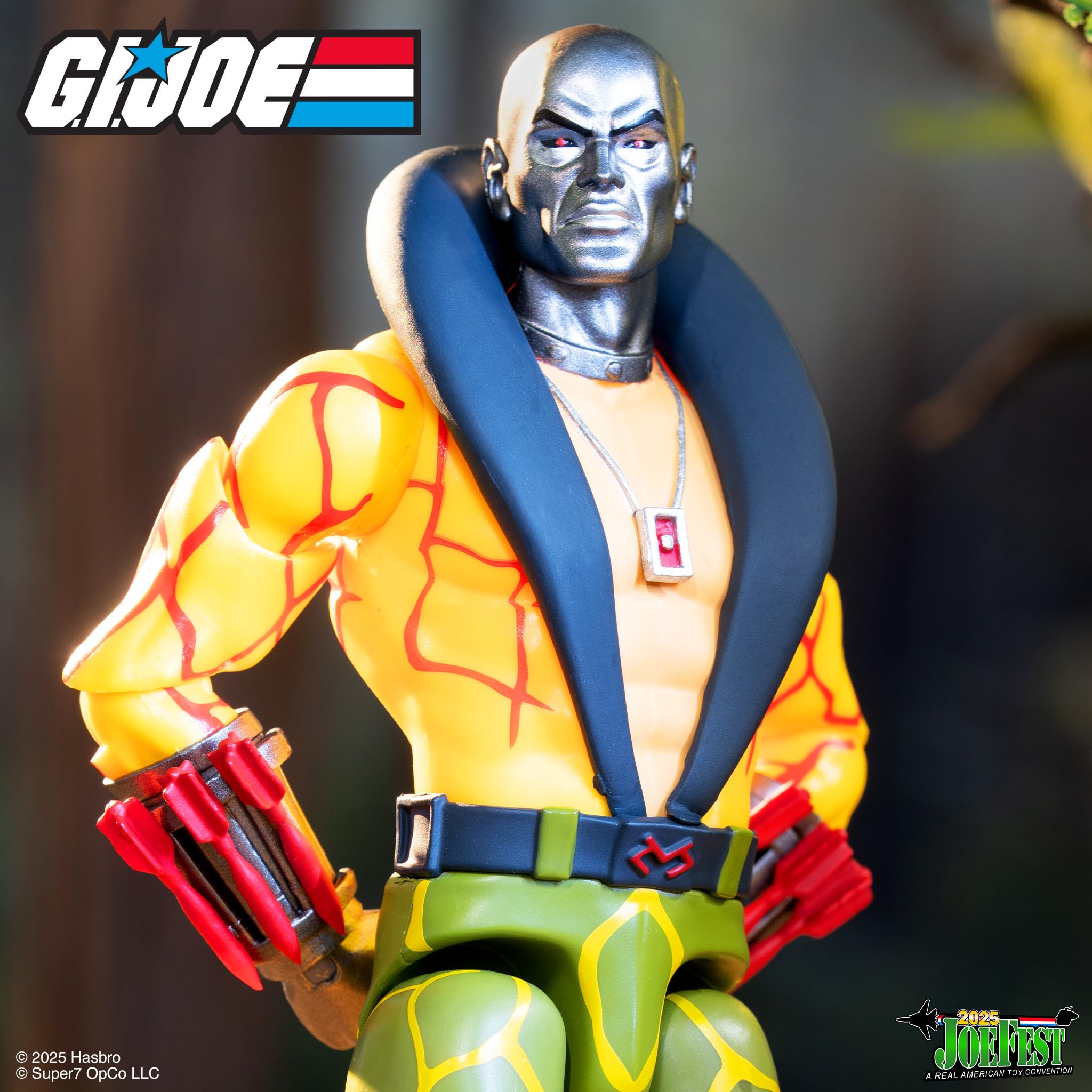 Super7 ULTIMATES! G.I. Joe Destro (Python Patrol) - 7" G.I. Joe Action Figure with Accessories - Classic Cartoon Collectibles and Retro Toys - Image 3