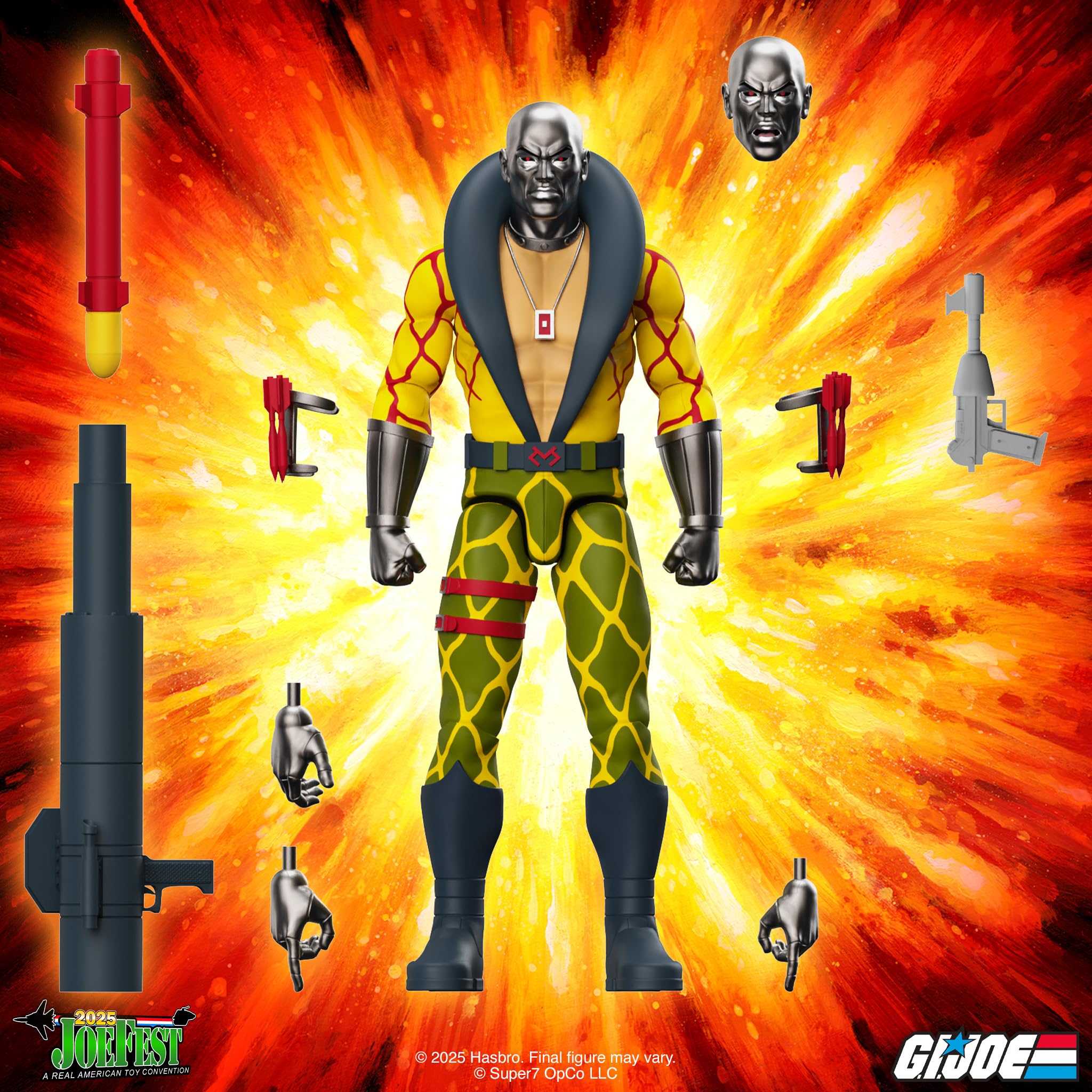 Super7 ULTIMATES! G.I. Joe Destro (Python Patrol) - 7" G.I. Joe Action Figure with Accessories - Classic Cartoon Collectibles and Retro Toys - Image 4