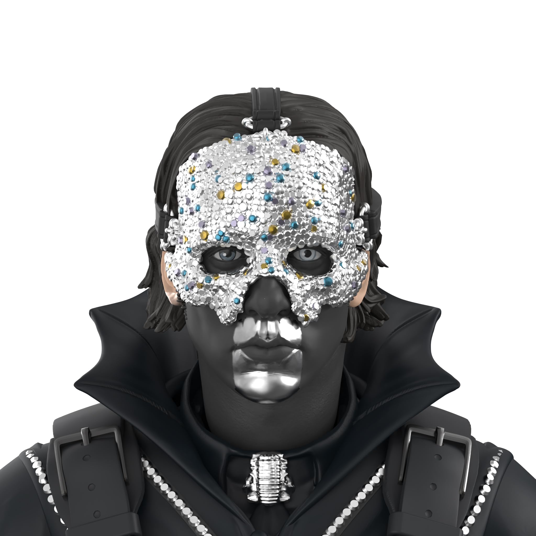 Super7 ULTIMATES! Ghost Papa V Perpetua (Bat Wings) - 7" Ghost Action Figure with Accessories - Heavy Metal Collectibles and Retro Toys - Image 3