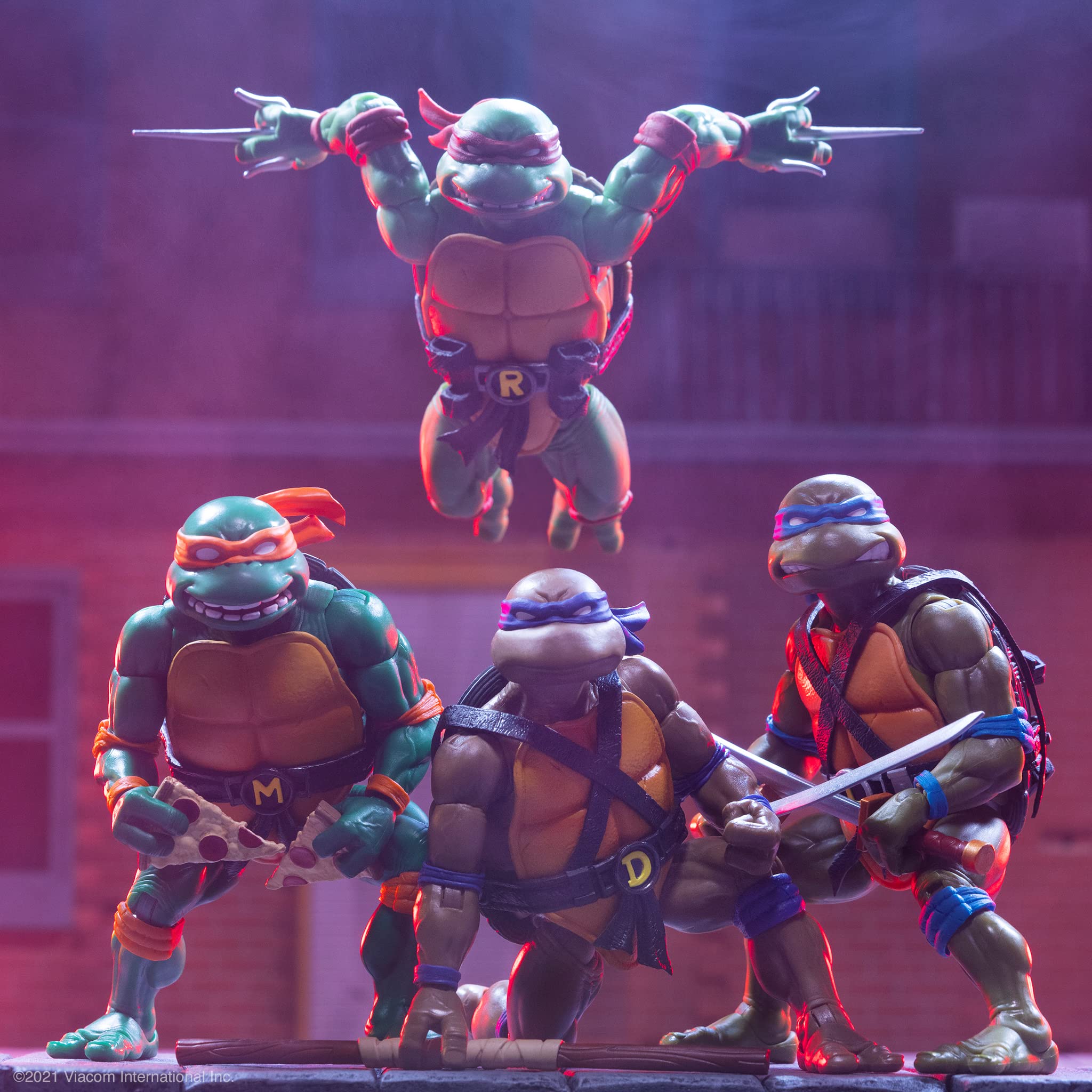 Super7 ULTIMATES! Teenage Mutant Ninja Turtles Donatello - 7" TMNT Action Figure with Accessories Classic Cartoon Collectibles and Retro Toys - Image 5