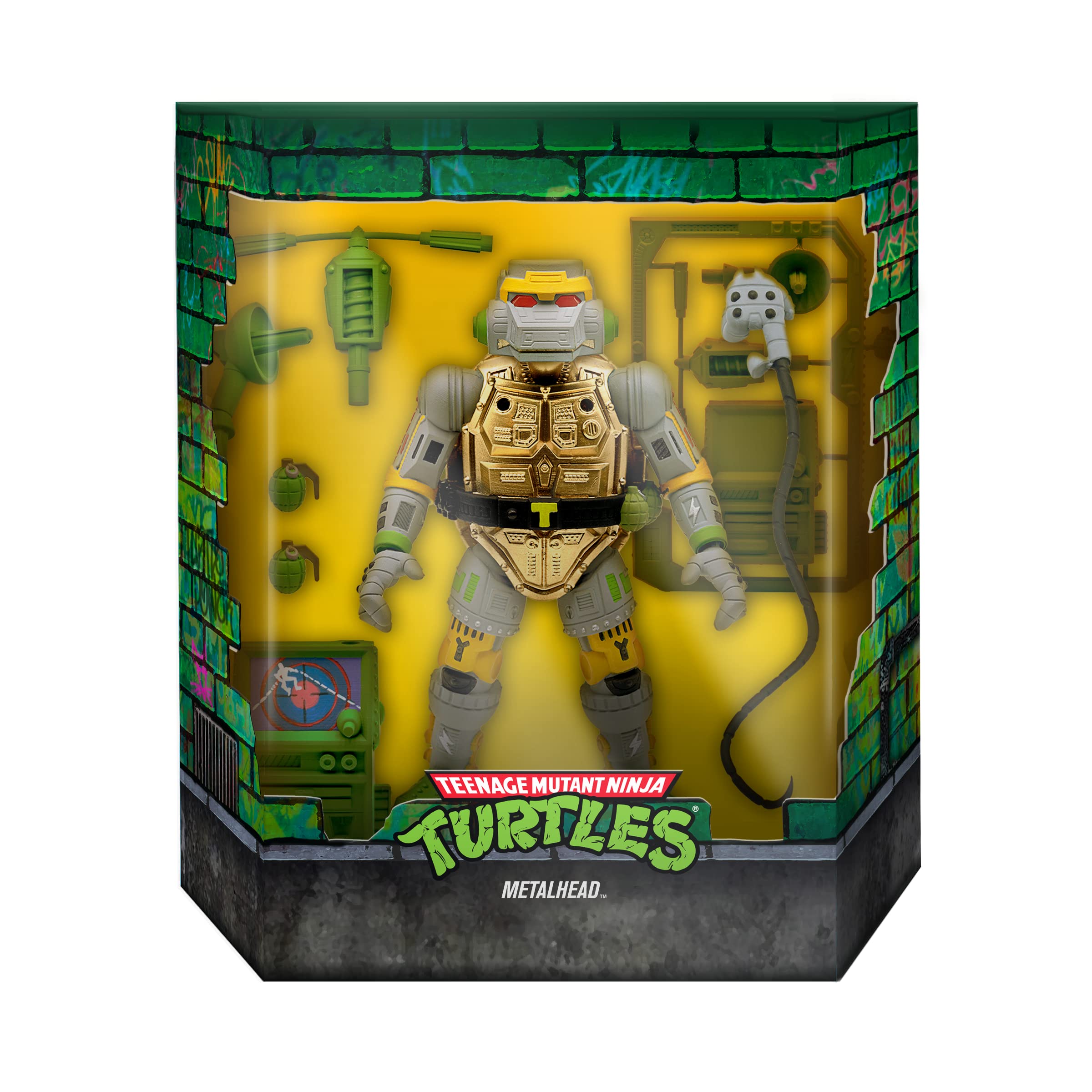 Super7 ULTIMATES! Teenage Mutant Ninja Turtles Metalhead - 7" TMNT Action Figure with Accessories Classic Cartoon Collectibles and Retro Toys - Image 3