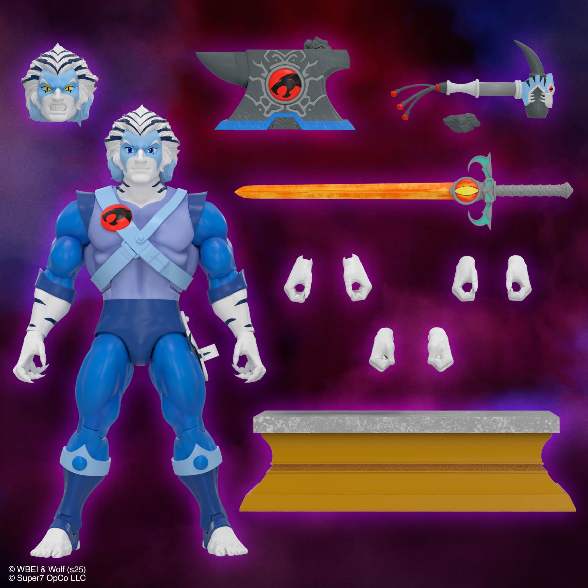 Super7 ULTIMATES! Thundercats Bengali - 7" Thundercats Action Figure with Accessories - Classic Cartoon Collectibles and Retro Toys - Image 5