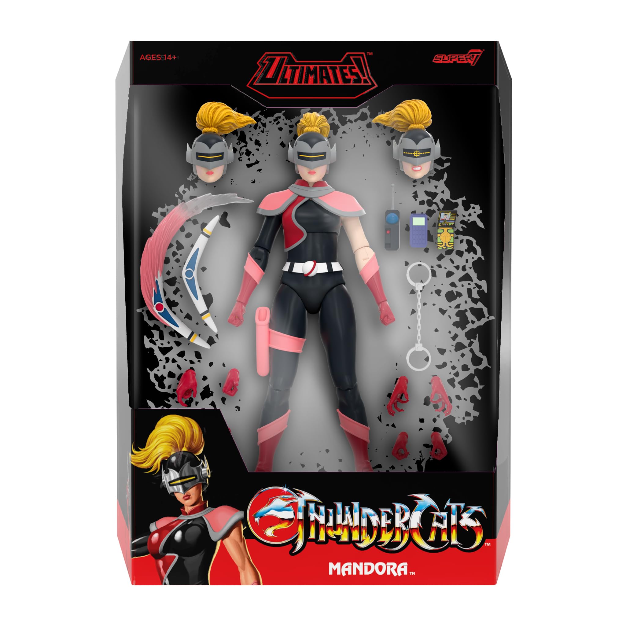 Super7 ULTIMATES! Thundercats Mandora - 7" Thundercats Action Figure with Accessories - Classic Cartoon Collectibles and Retro Toys - Image 3