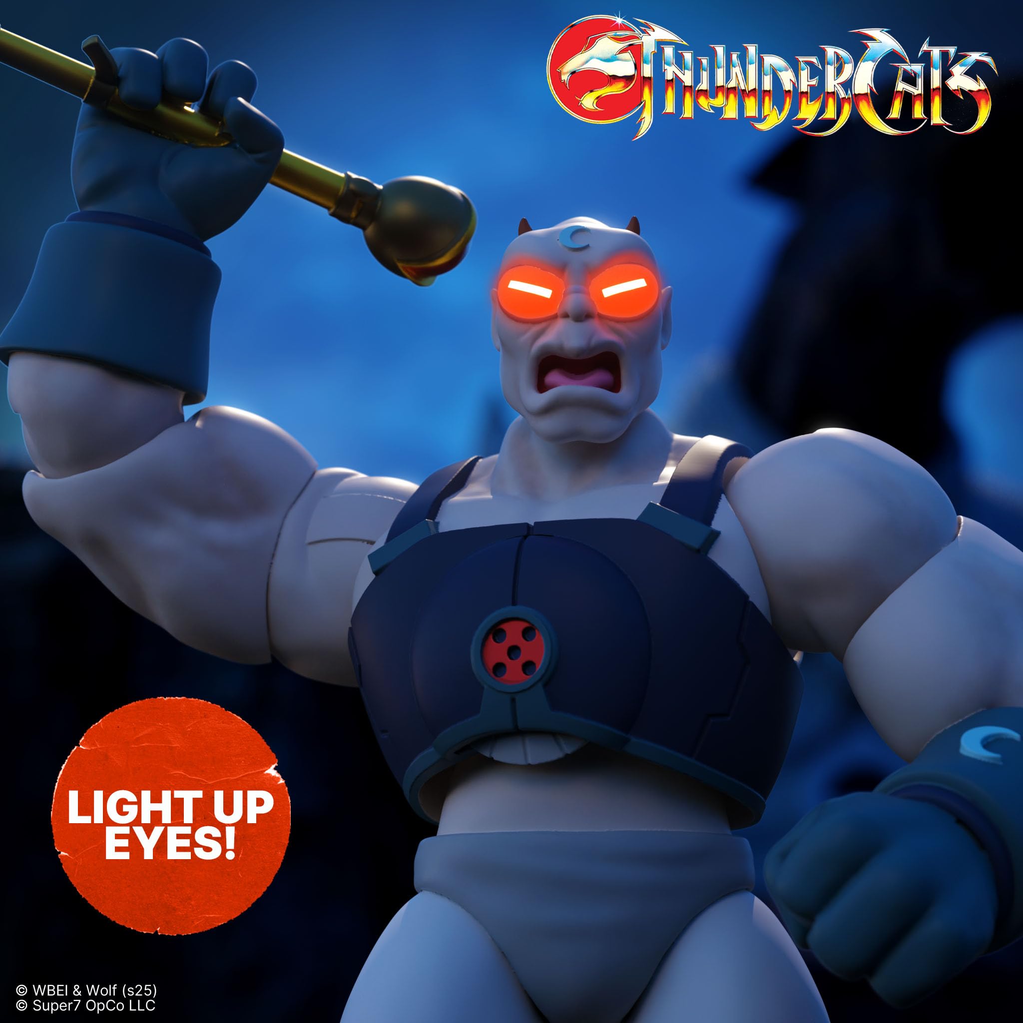 Super7 ULTIMATES! Thundercats Red Eye - 7" Thundercats Action Figure with Accessories - Classic Cartoon Collectibles and Retro Toys - Image 3