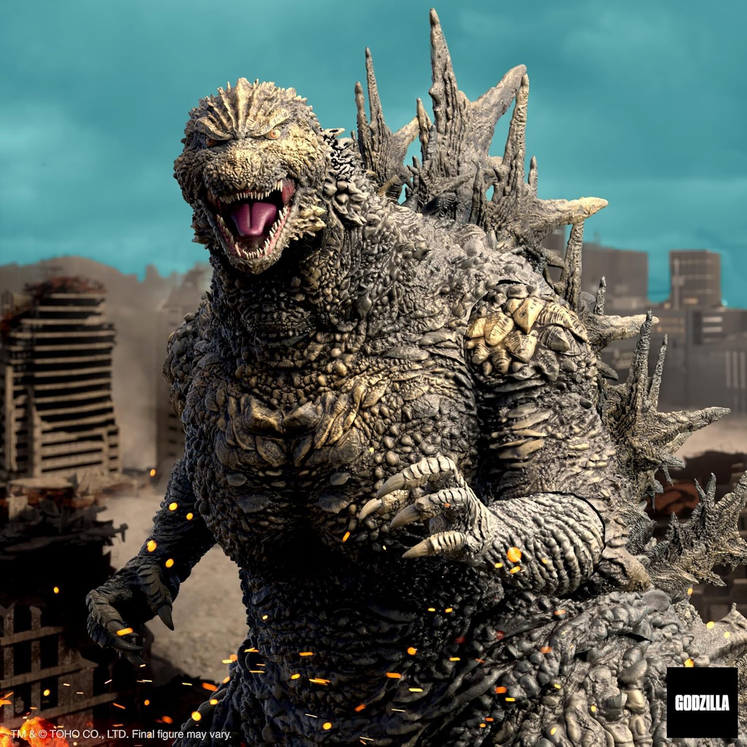Super7 ULTIMATES! Toho Godzilla Minus One Figure - 8" Toho Godzilla Action Figure Kaiju - Classic Movie Monster Fans Collectibles & Retro Toys - Movie Model for Collectors & Display Figurine - Image 3