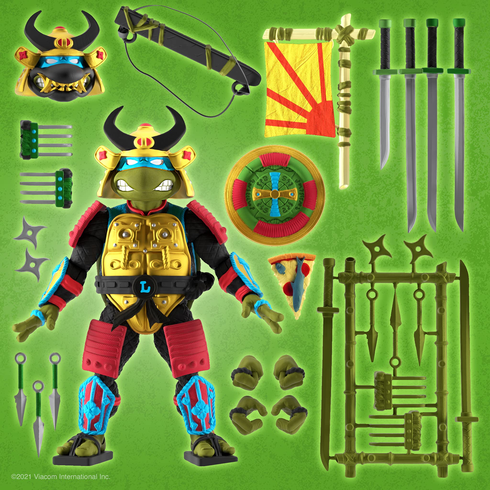 Teenage Mutant Ninja Turtles Ultimates: Leo The Sewer Samurai Action Figure - Image 3